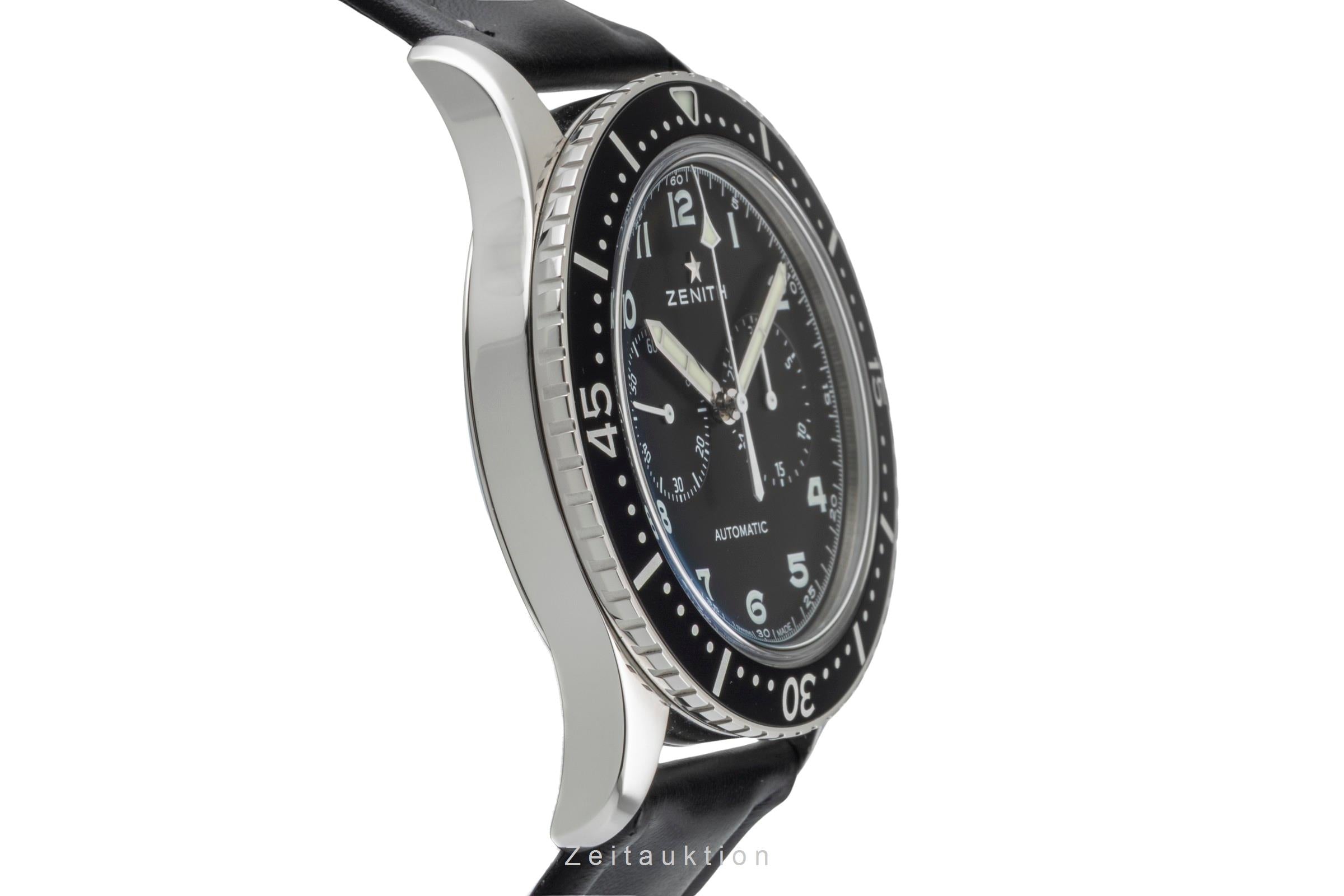 Zenith Pilot chronograph steel automatic Kal. 4069 Ref. 03.2240