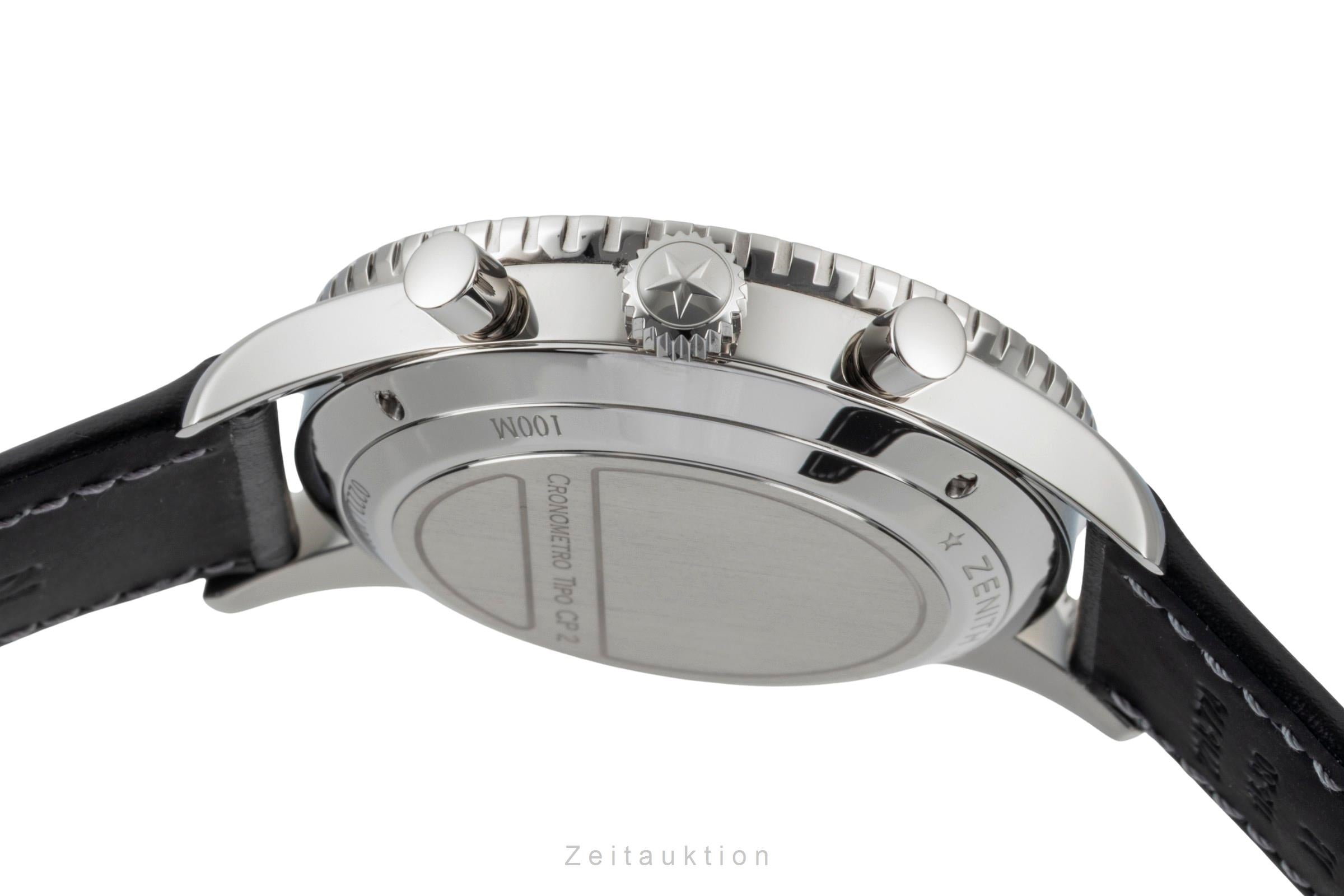 Zenith Pilot chronograph steel automatic men's watch 03.2240.4069 Limited  [2600727]