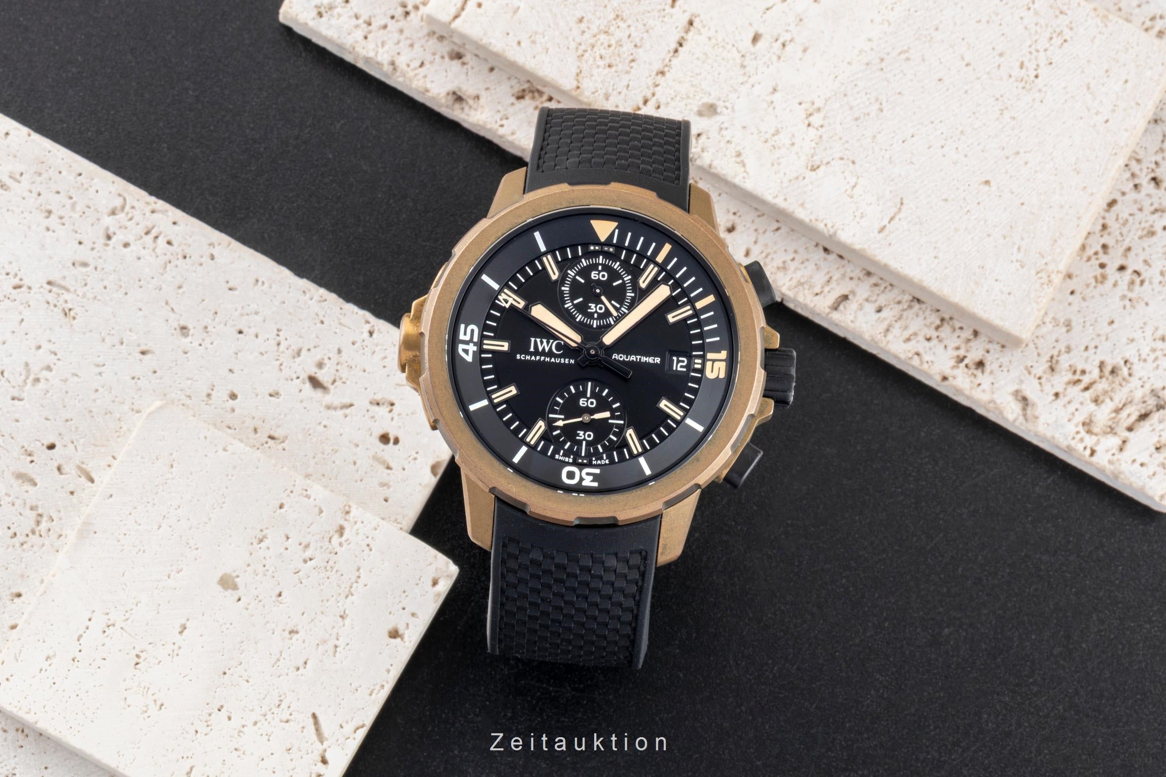IWC Aquatimer chronographe bronze automatique montre pour hommes IW379503 LP: 11700EUR  [2600728]