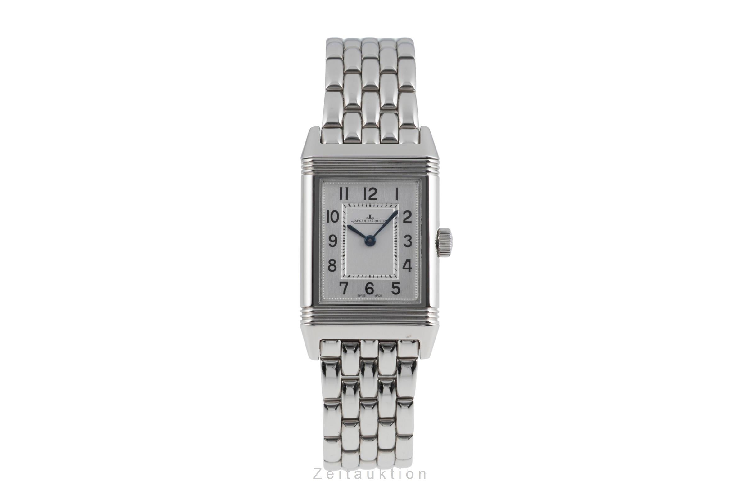 Jaeger LeCoultre Reverso steel quartz women's watch Q2618140, 221.8.47 LP: 8450EUR  [2600732]