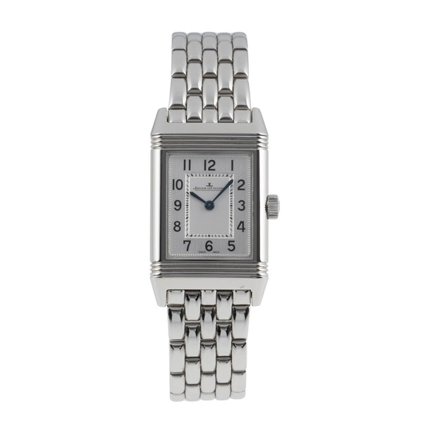 Jaeger LeCoultre Reverso steel quartz women's watch Q2618140, 221.8.47 LP: 8450EUR  [2600732]