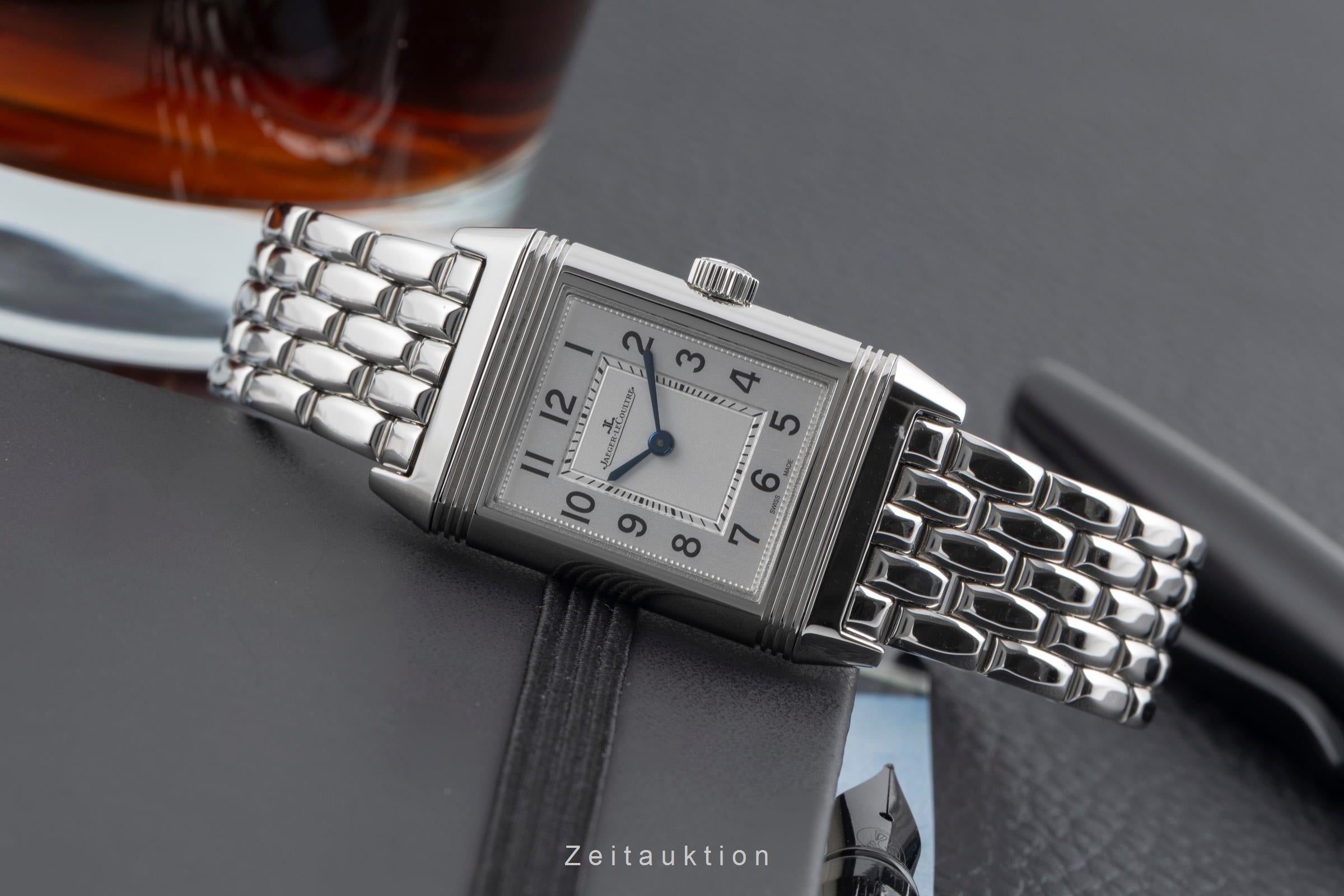 Jaeger LeCoultre Reverso steel quartz women's watch Q2618140, 221.8.47 LP: 8450EUR  [2600732]