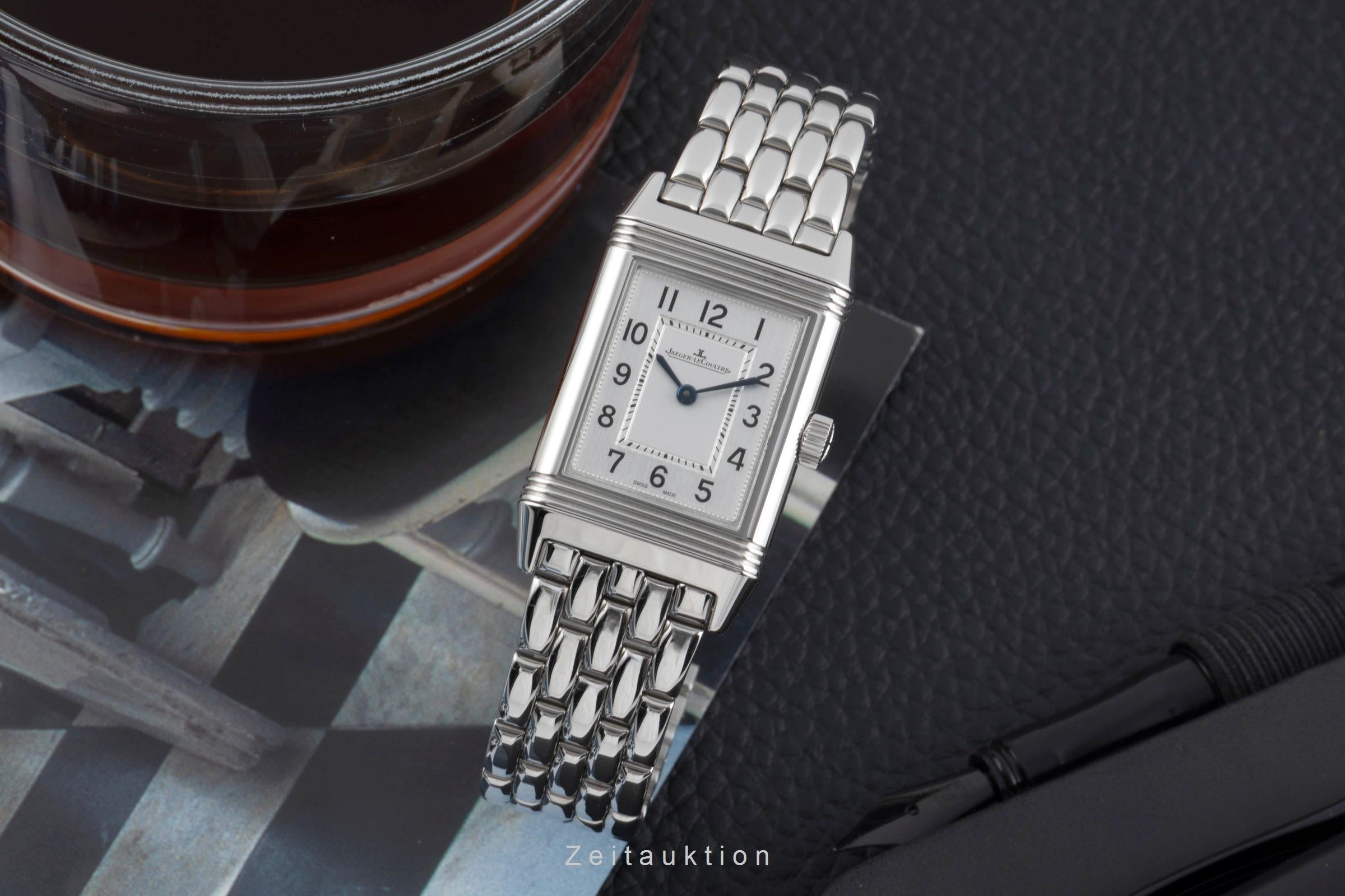 Jaeger LeCoultre Reverso steel quartz women's watch Q2618140, 221.8.47 LP: 8450EUR  [2600732]