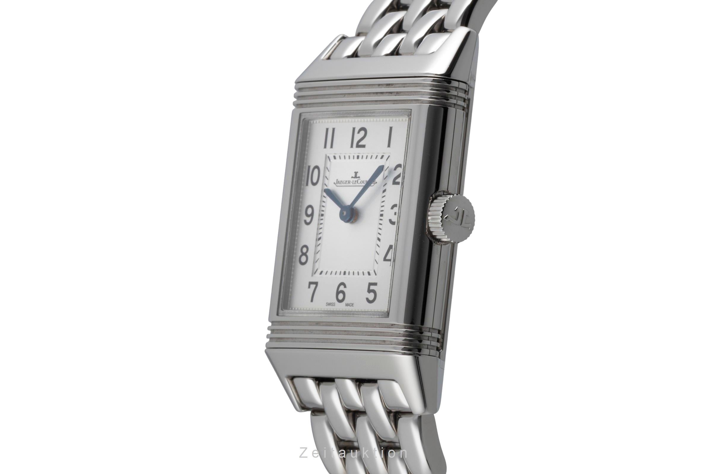 Jaeger LeCoultre Reverso steel quartz women's watch Q2618140, 221.8.47 LP: 8450EUR  [2600732]