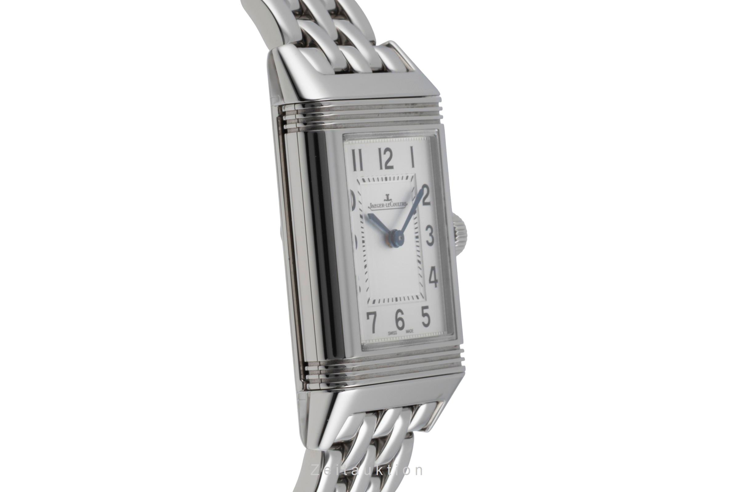 Jaeger LeCoultre Reverso steel quartz women's watch Q2618140, 221.8.47 LP: 8450EUR  [2600732]