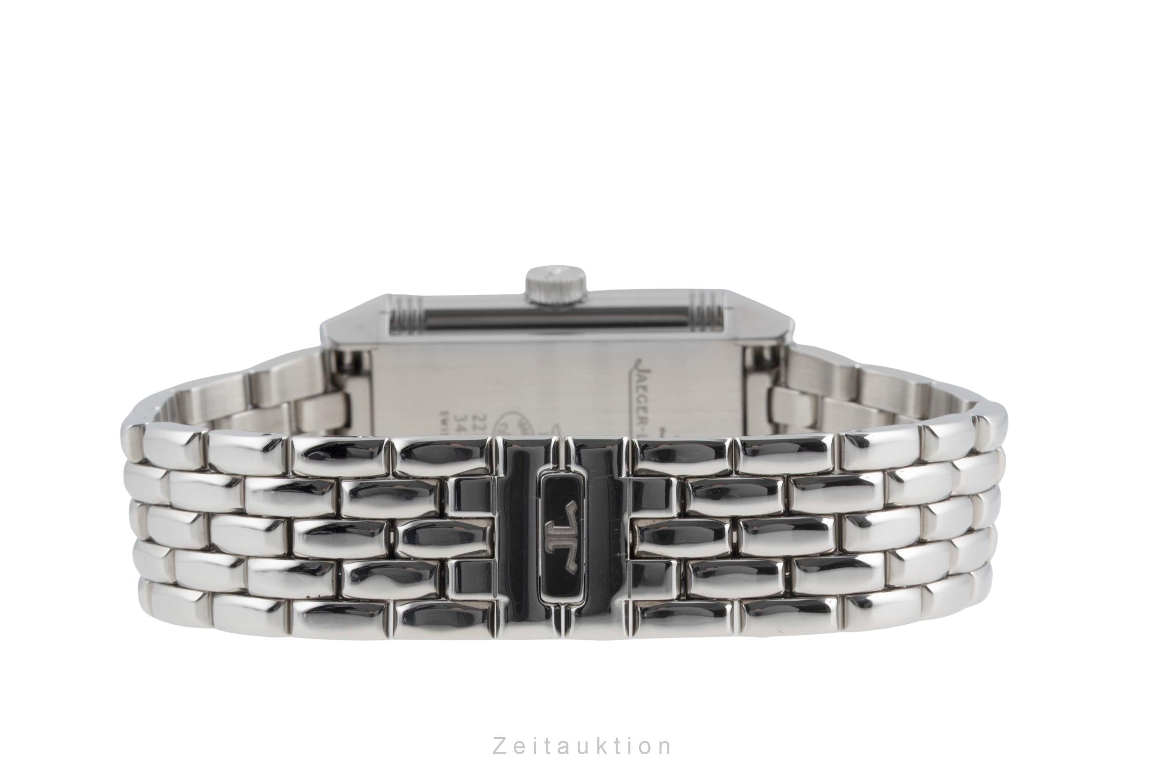 Jaeger LeCoultre Reverso steel quartz women's watch Q2618140, 221.8.47 LP: 8450EUR  [2600732]