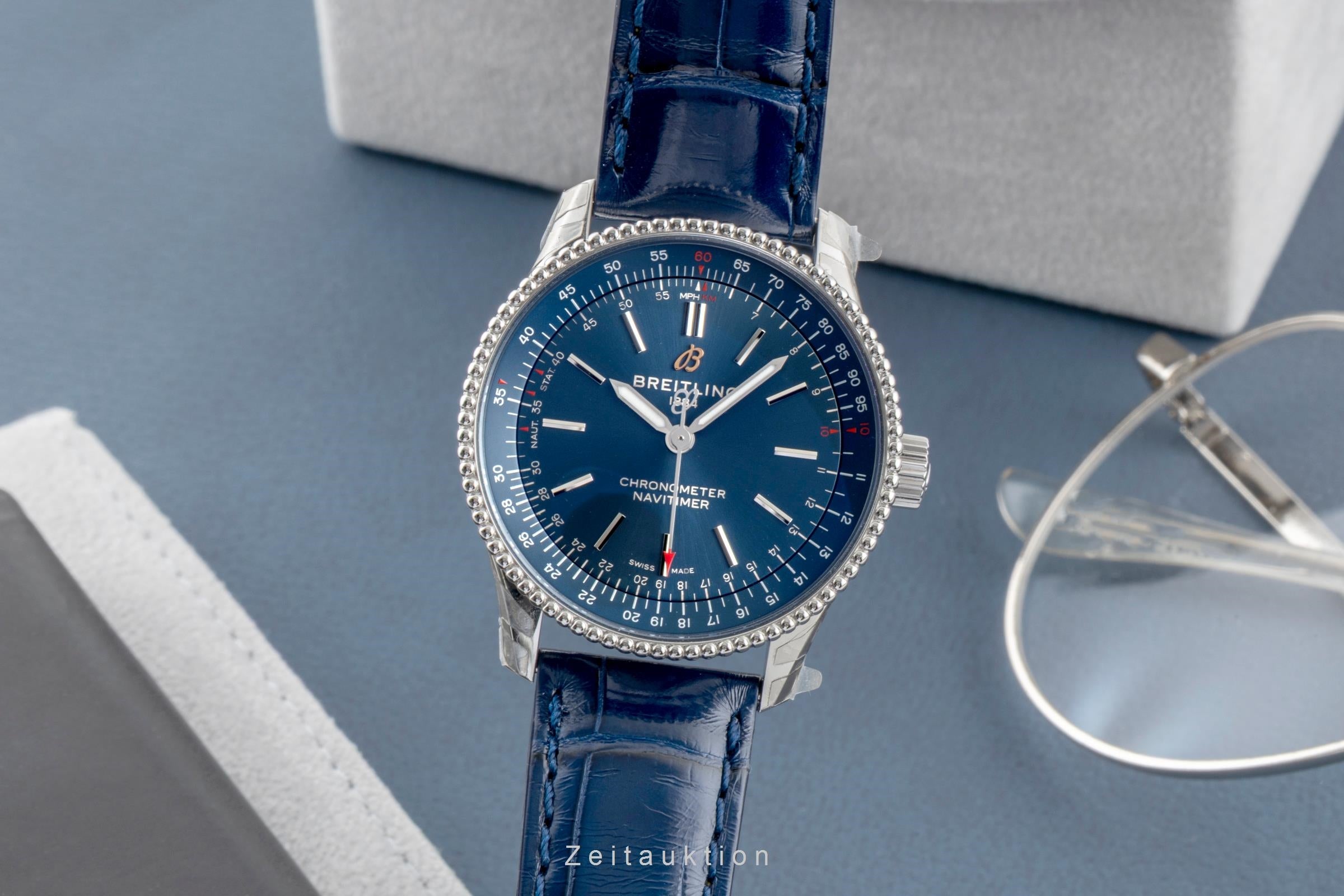 Breitling Navitimer acero automático reloj para caballeros A17395161C1P1 LP: 5450EUR  [2600735]