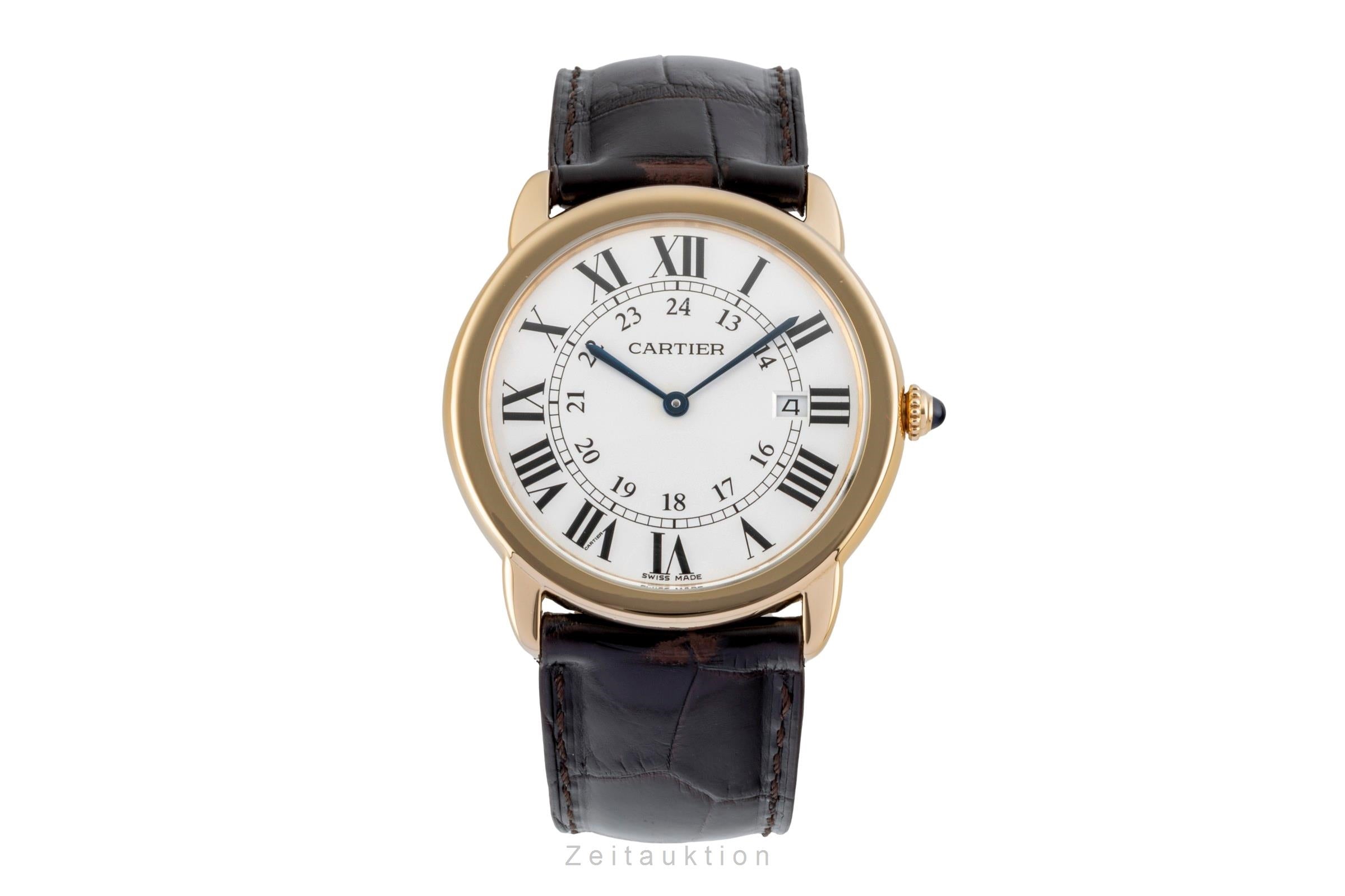 Cartier Ronde Solo acier / or  quartz montre pour hommes W6700455  [2600737]