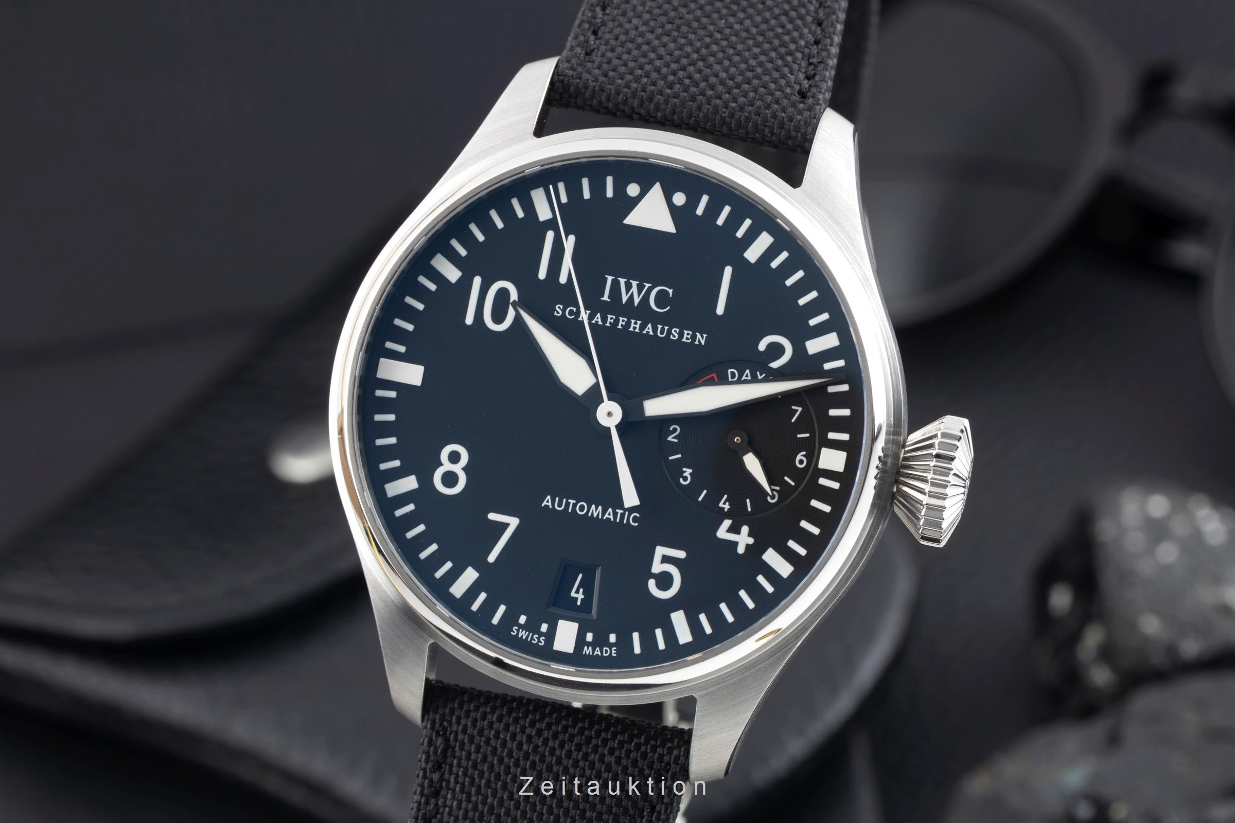 IWC Schaffhausen Big Pilot 7 Days Automatik Stahl Herrenuhr Ref. IW500401 [2600741]