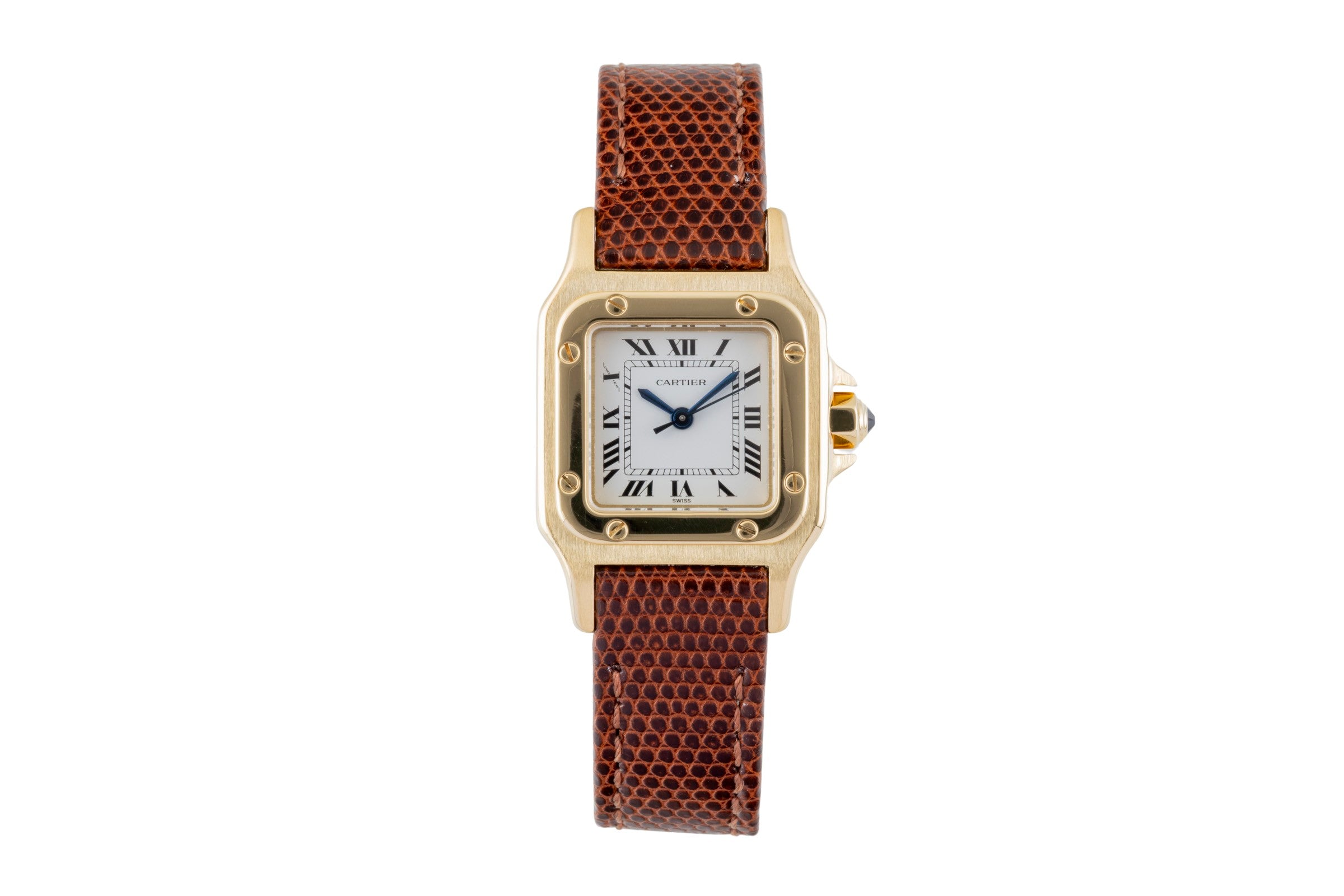 Cartier Santos oro de 18 quilates automático reloj para damas  0901  [2600745]