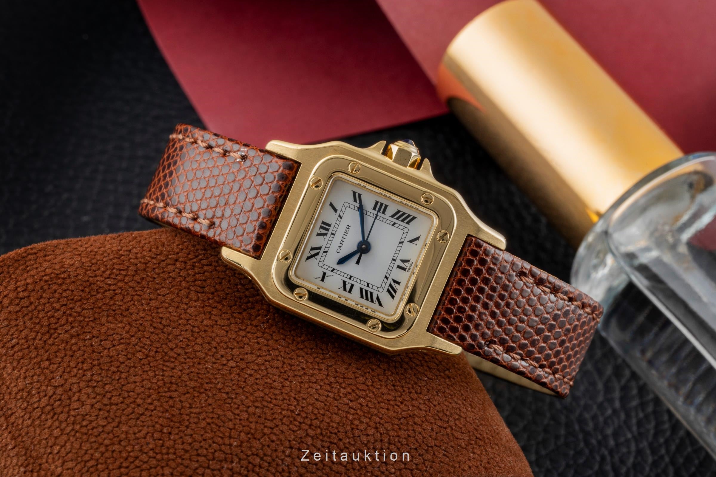 Cartier Santos or 18 ct automatique montre pour femmes 0901  [2600745]