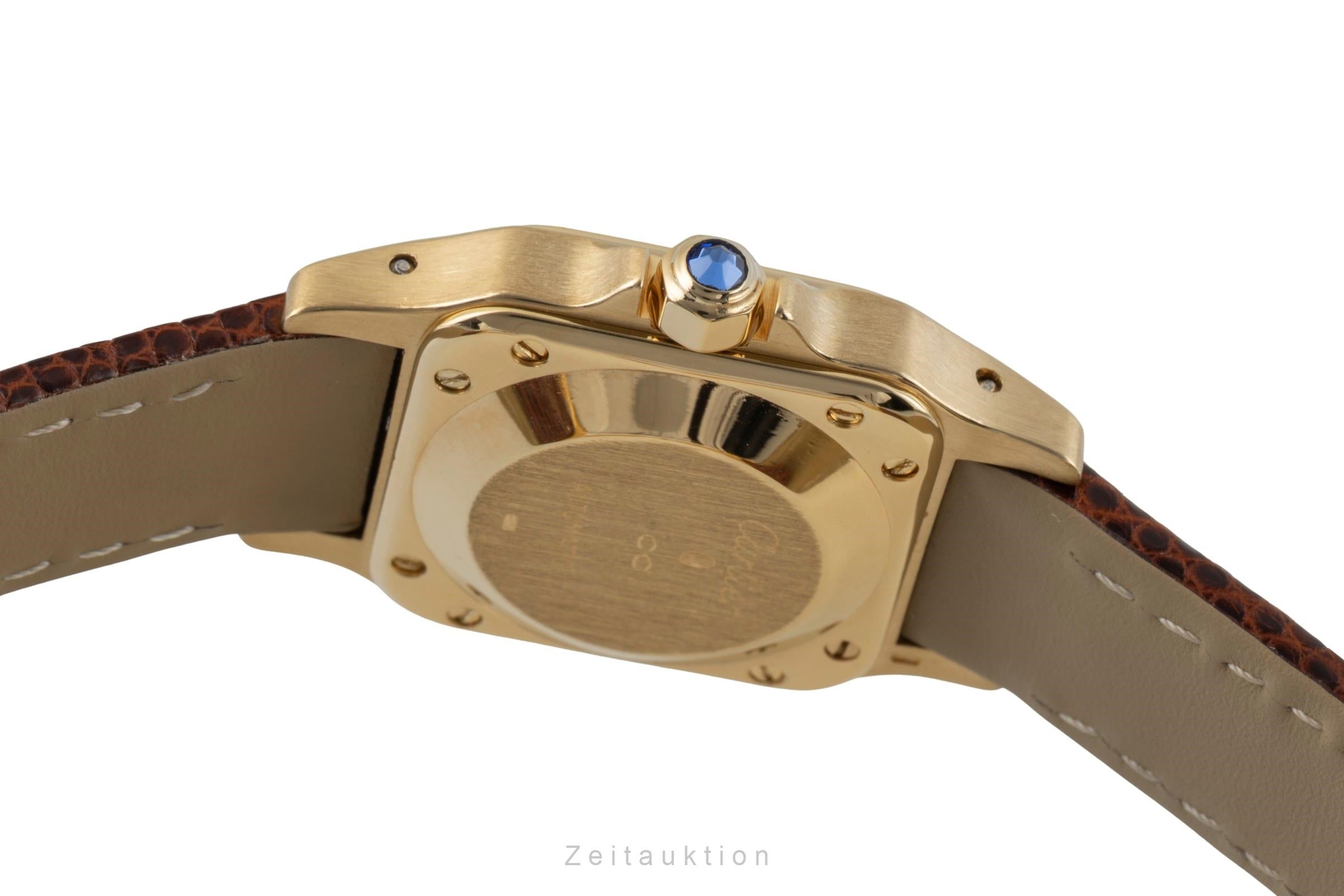 Cartier Santos or 18 ct automatique montre pour femmes 0901  [2600745]