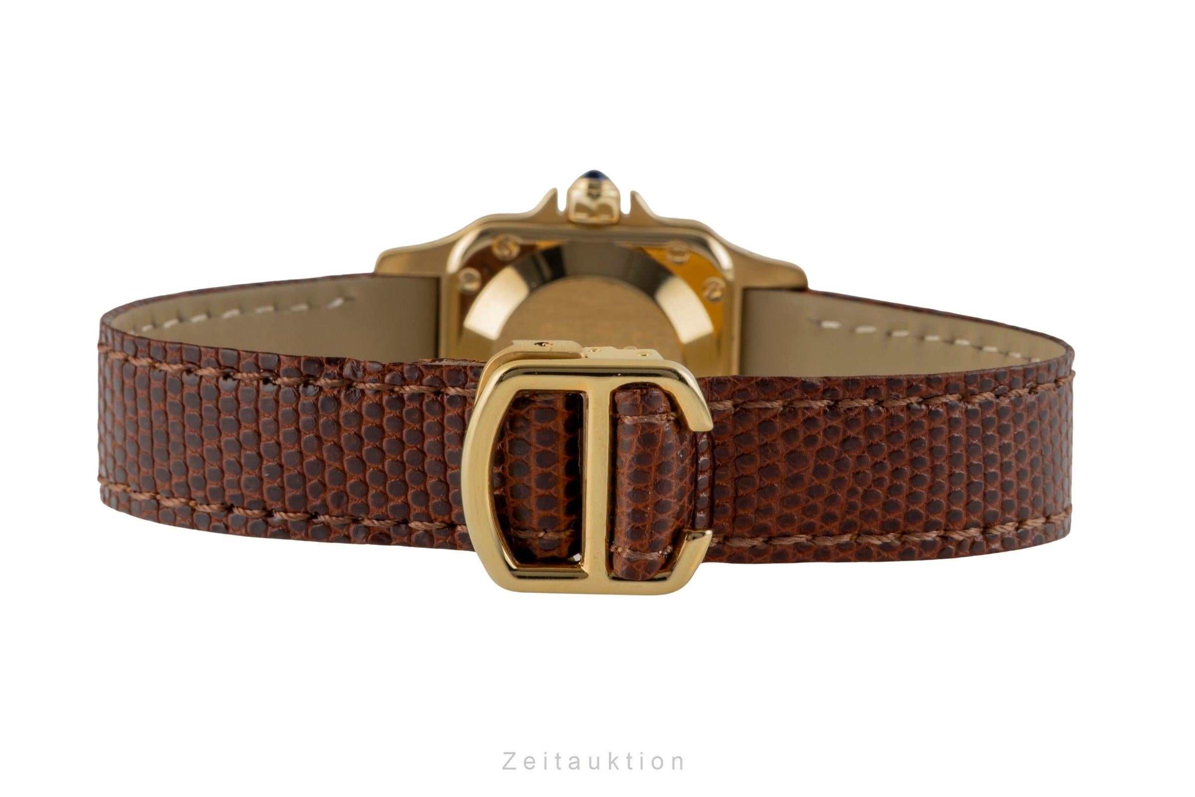 Cartier Santos or 18 ct automatique montre pour femmes 0901  [2600745]