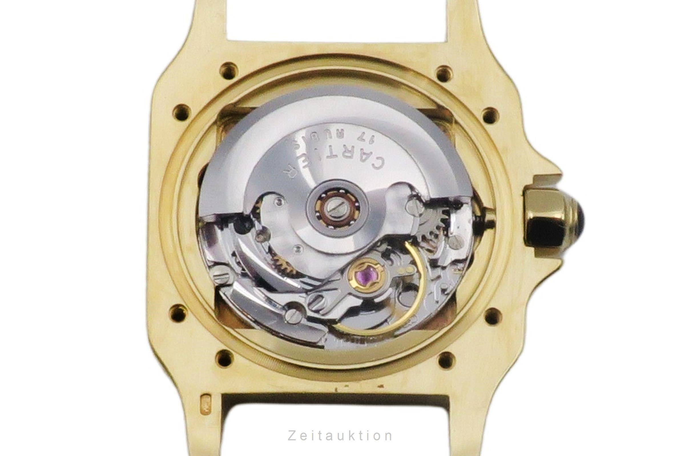 Cartier Santos or 18 ct automatique montre pour femmes 0901  [2600745]