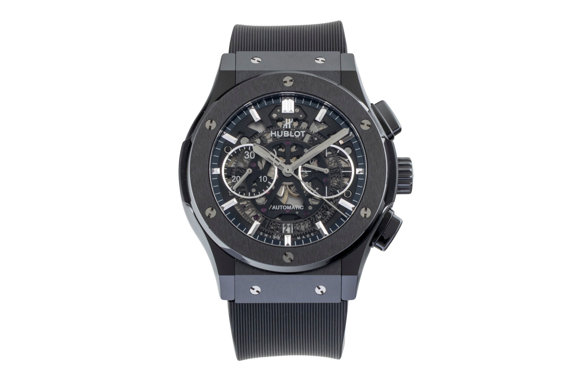 Hublot Classic Fusion chronograph ceramic automatic men's watch 525.CM.0170.RX VP: 18400EUR  [2600753]