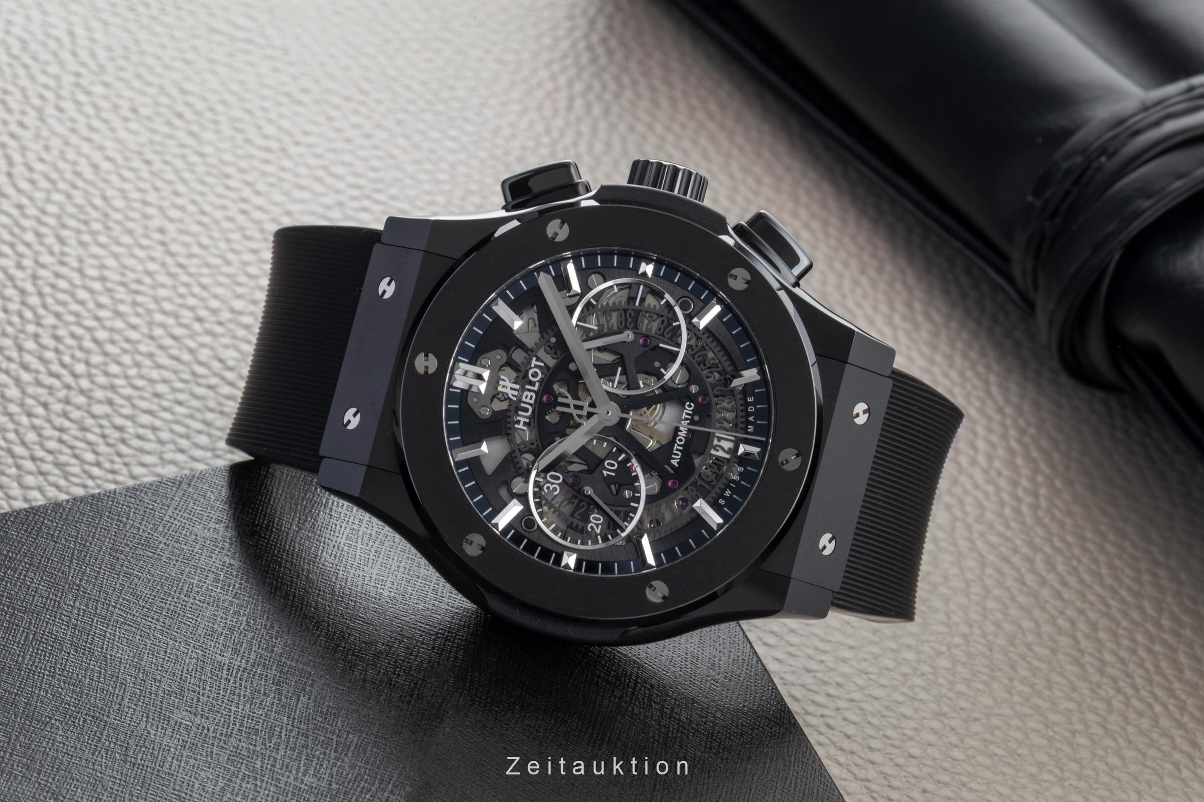 Hublot Classic Fusion chronograph ceramic automatic Ref. 525.CM