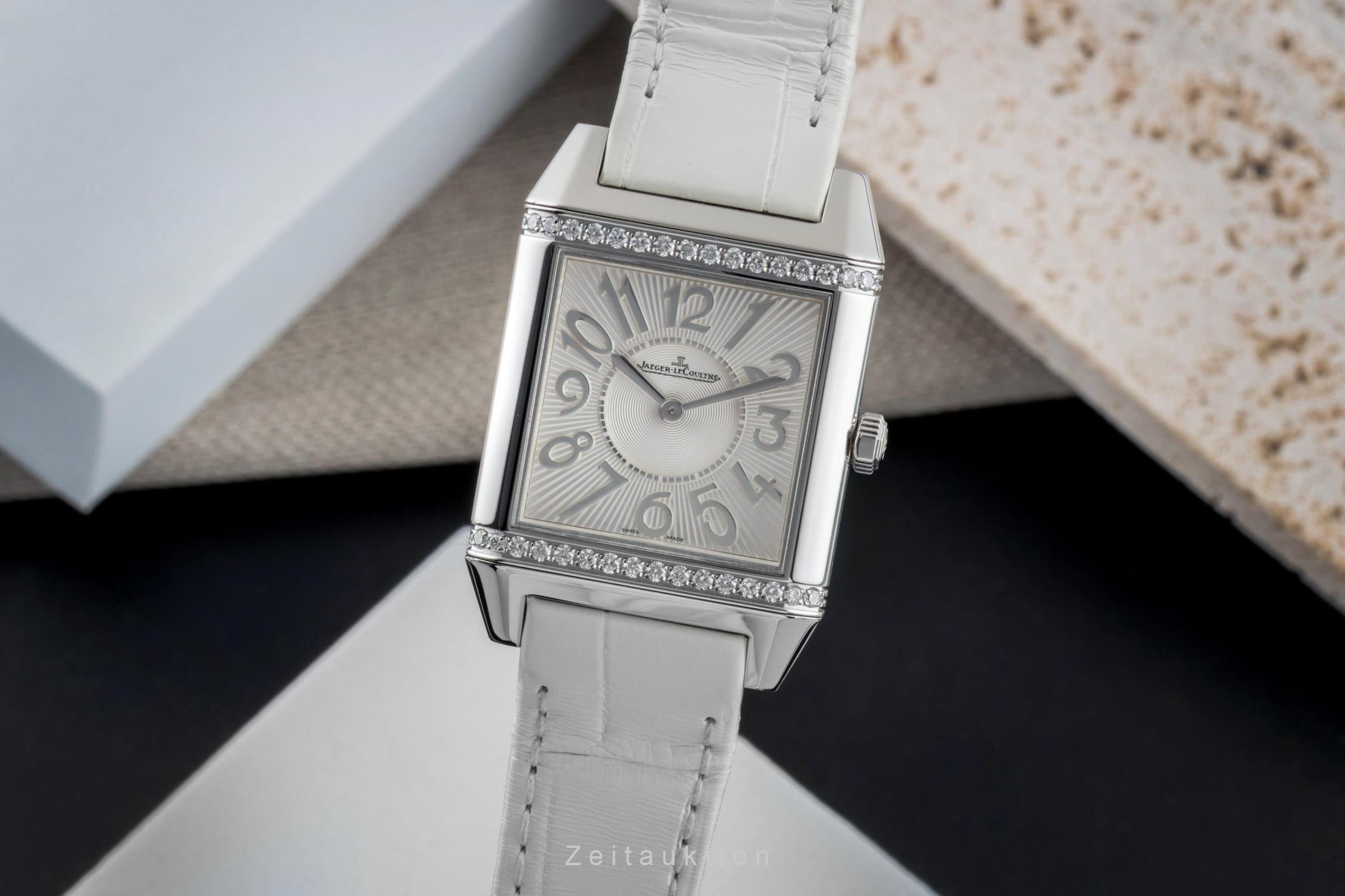 Jaeger LeCoultre Reverso steel quartz Kal. 657 Ref. Q7038720