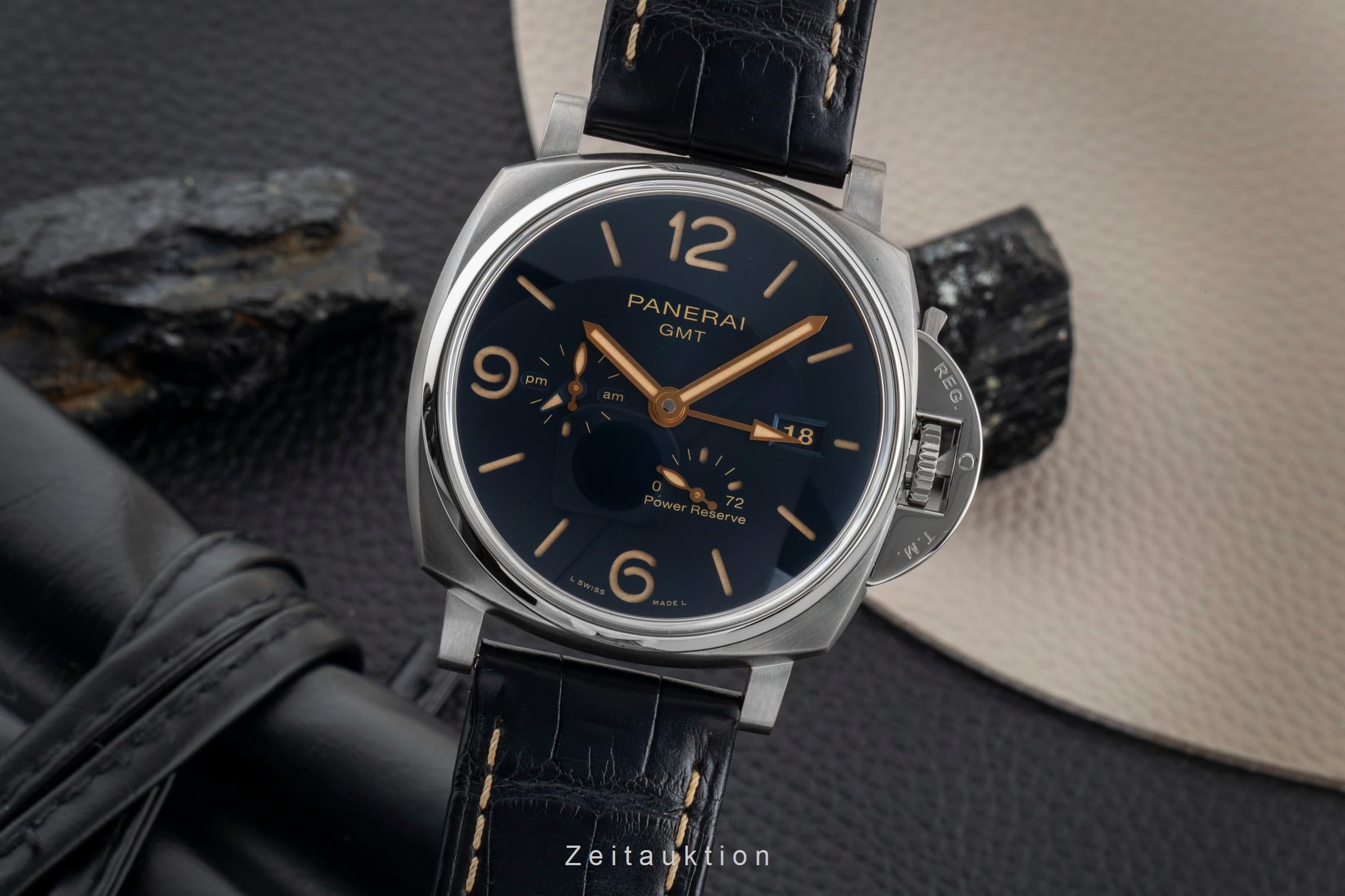 Panerai Luminor Due GMT Power Reserve Titan Automatik Ref. PAM00964 B&P  [2600760]