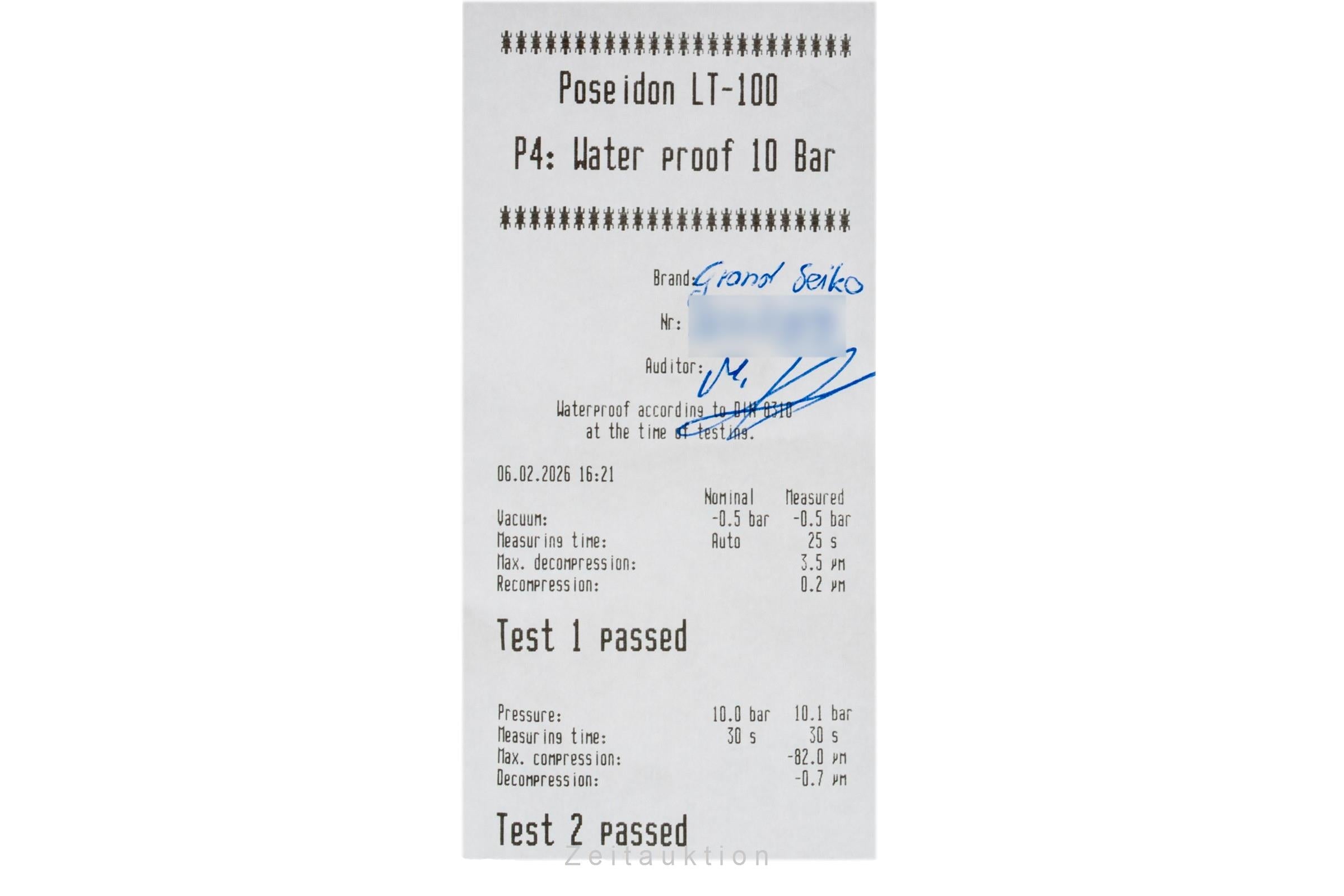 Grand Seiko Heritage Collection titanium automatic men's watch SBGA445/SBGA415 LP: 7500EUR  [2600762]