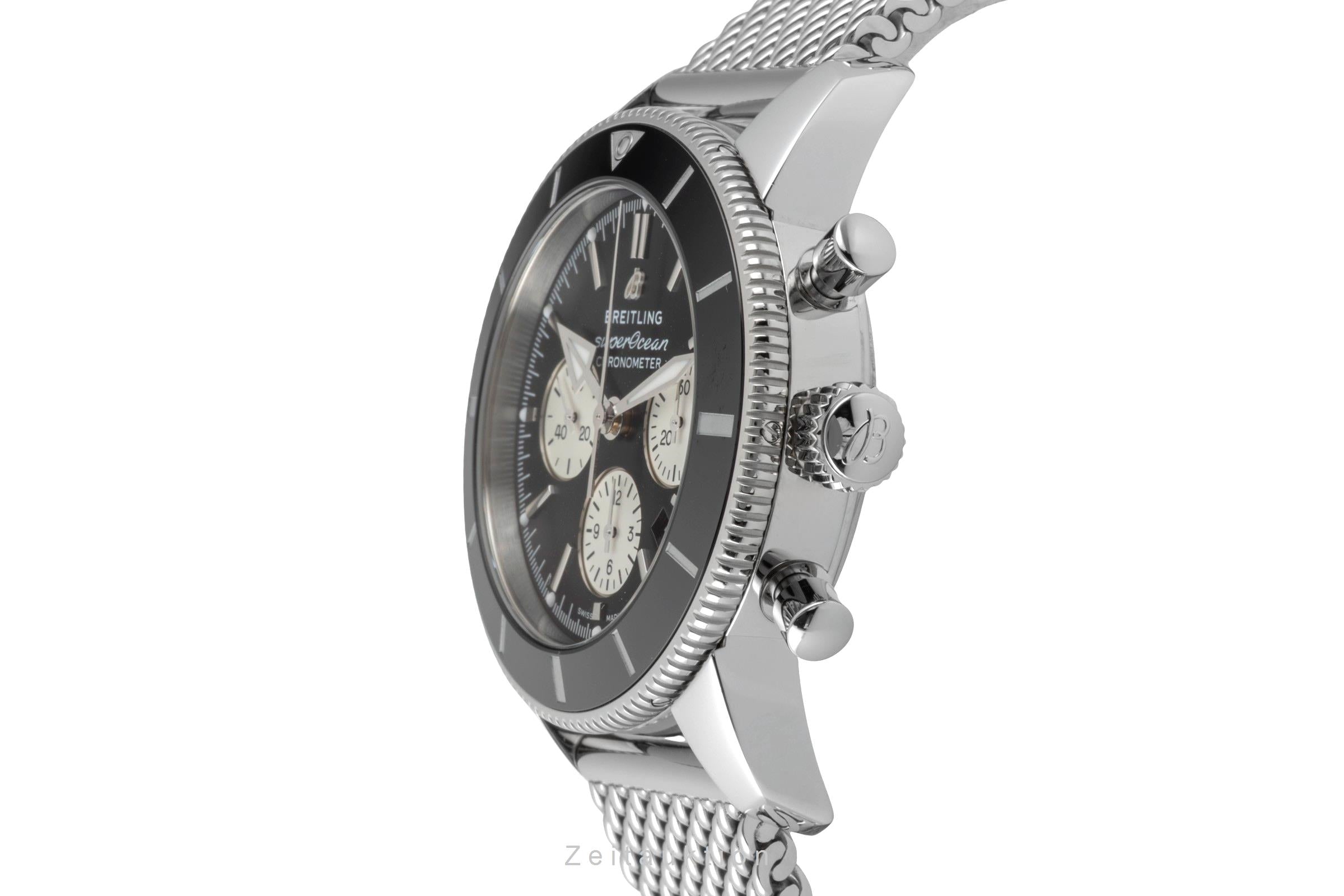 Breitling Superocean chronographe acier automatique montre pour hommes AB0162121B1A1 LP: 9400EUR  [2600768]