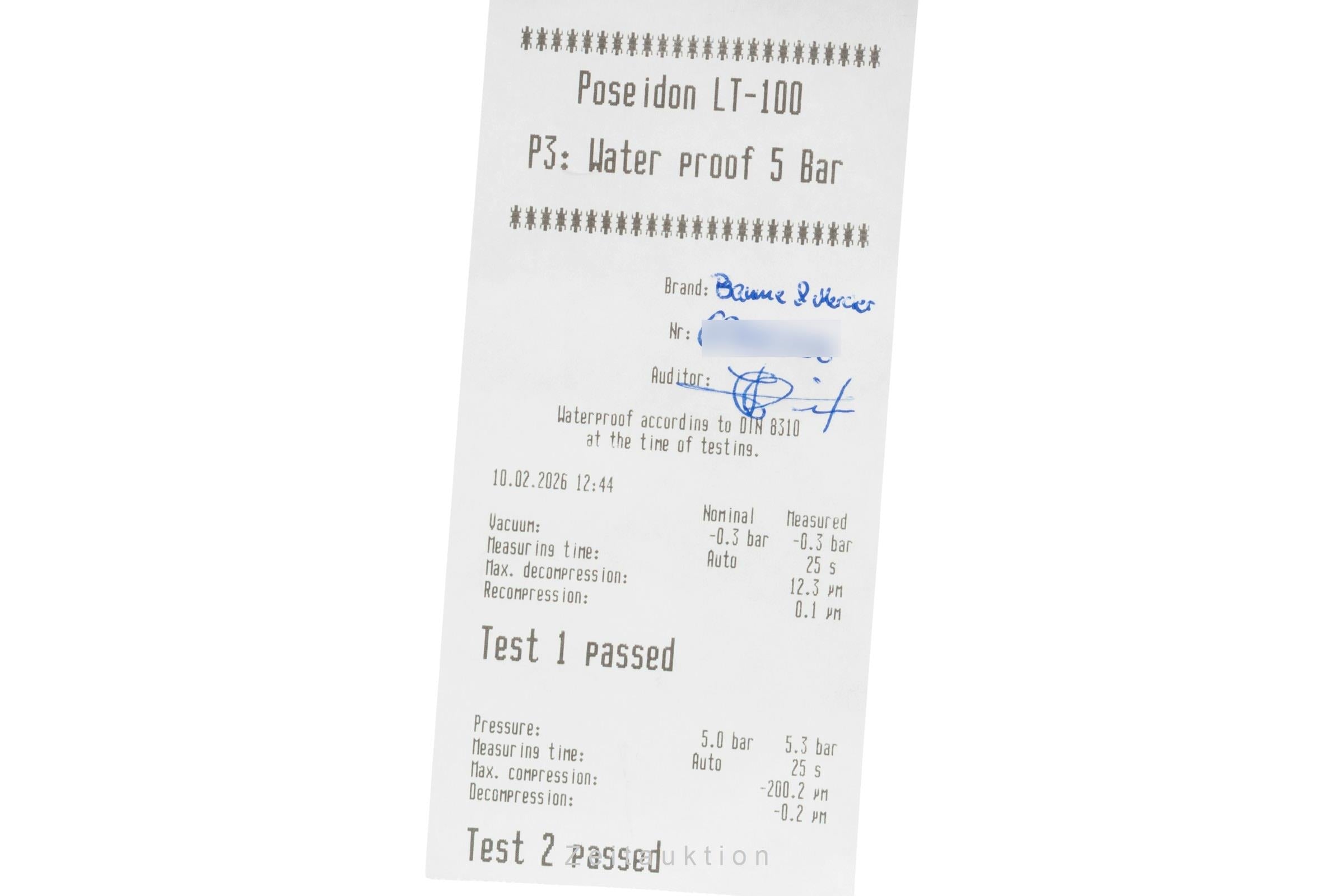 Baume & Mercier Classima acier automatique montre pour hommes M0A10482 65862 LP: 3100EUR  [2600770]