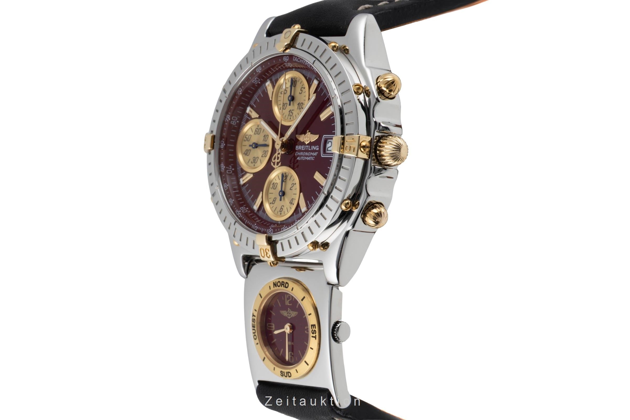 Breitling Chronomat chronograph steel / gold automatic men's watch B13350  [2600772]