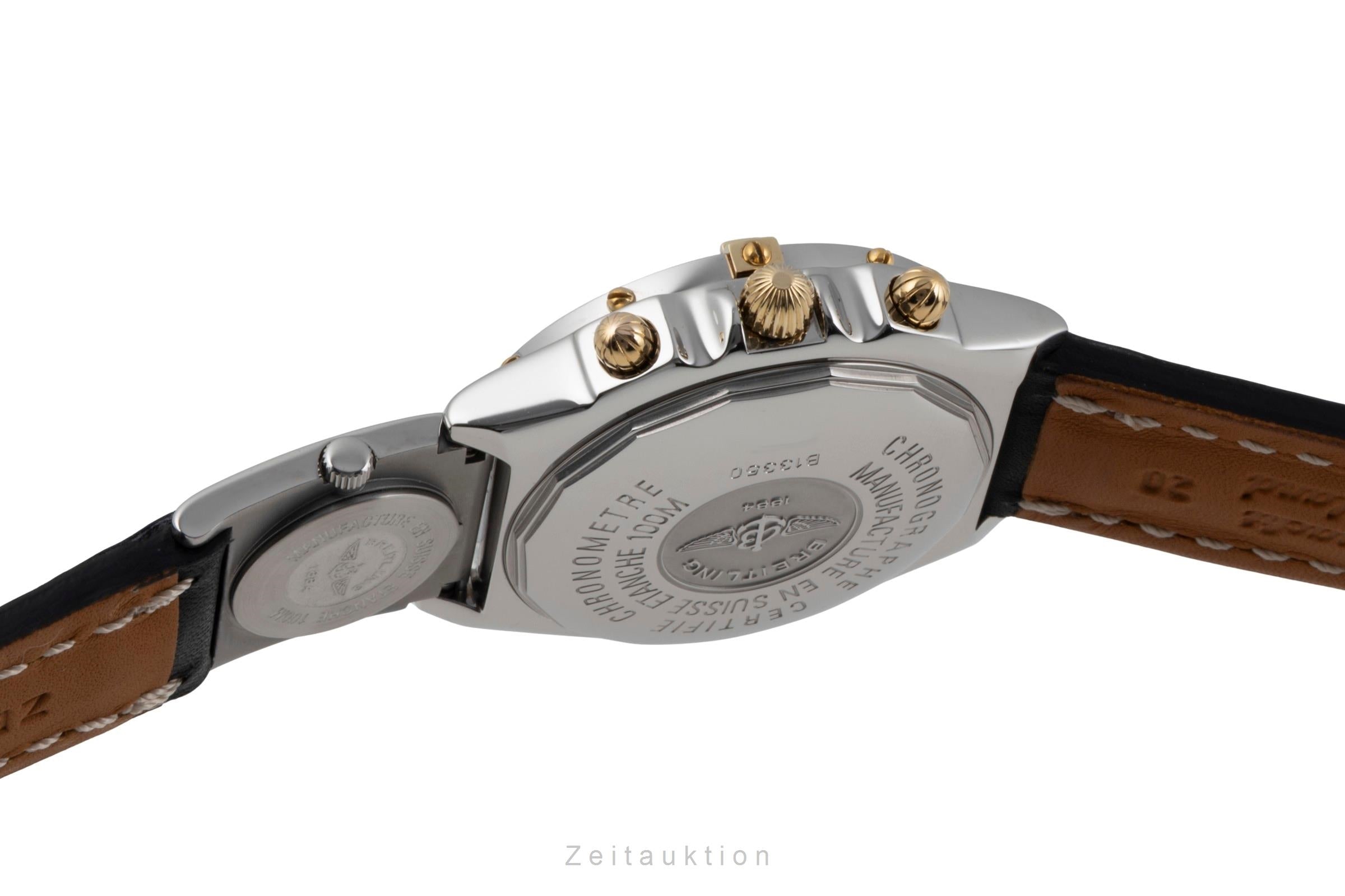 Breitling Chronomat chronograph steel / gold automatic men's watch B13350  [2600772]