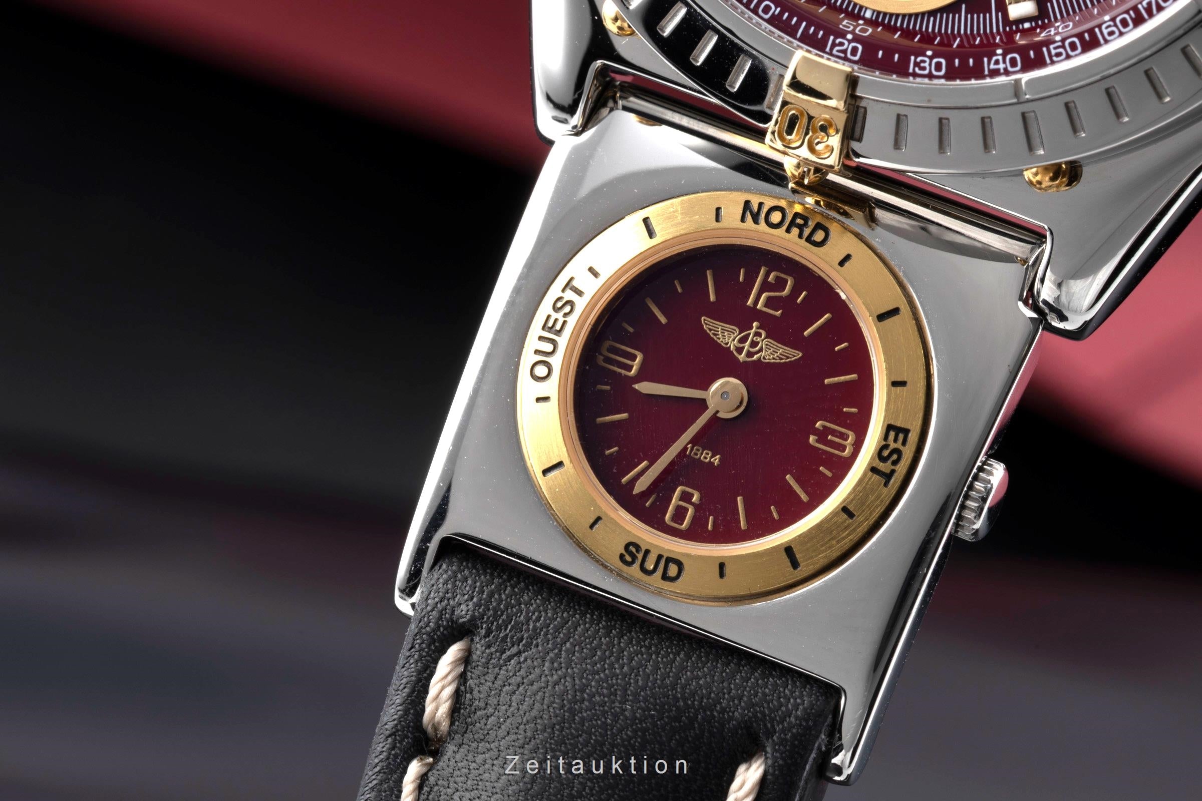 Breitling Chronomat chronograph steel / gold automatic men's watch B13350  [2600772]