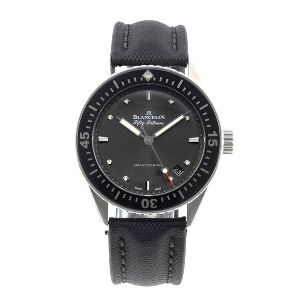 Blancpain Fifty Fathoms acier automatique montre pour hommes 5100B 1110 B52A  [2600773]