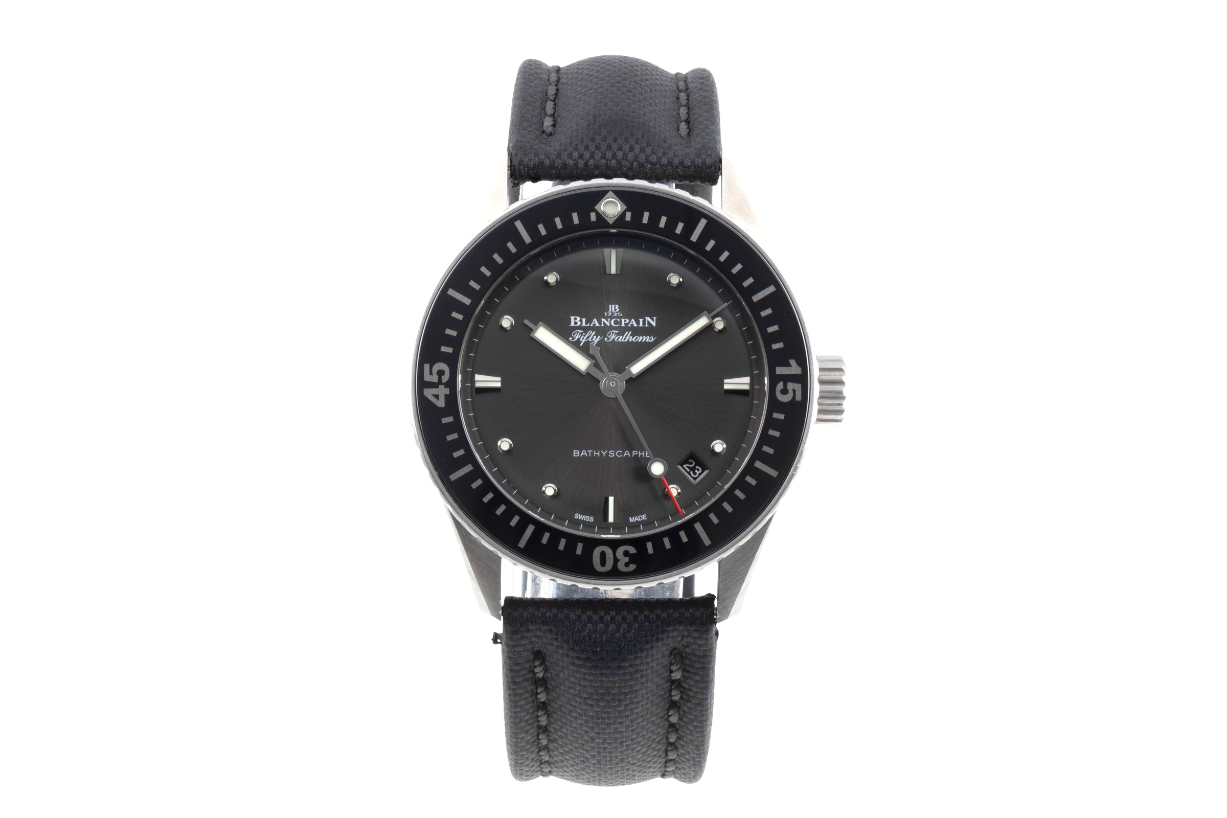 Blancpain Fifty Fathoms steel automatic men's watch 5100B 1110 B52A  [2600773]