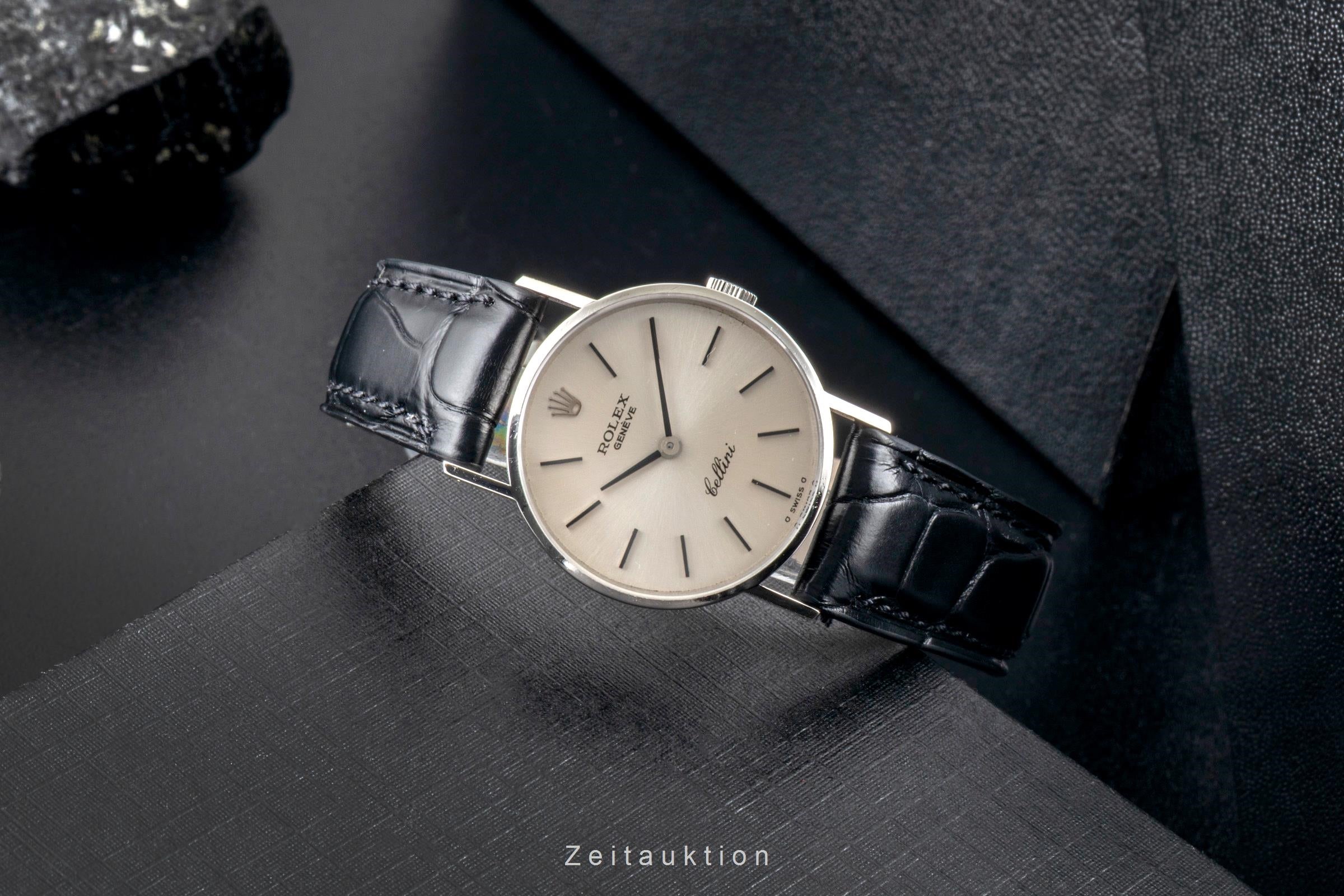 Rolex Cellini 18 ct white gold manual winding Kal. 1600 Ref. 3810