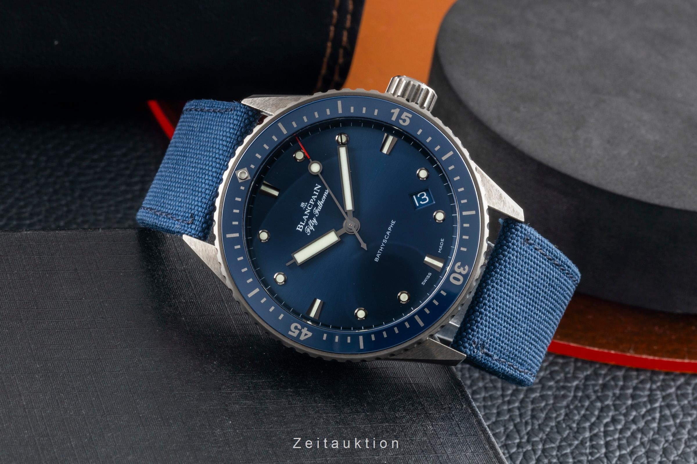 Blancpain Fifty Fathoms ceramica automatismo orologio da uomo 5000-0240-52A  [2600778]