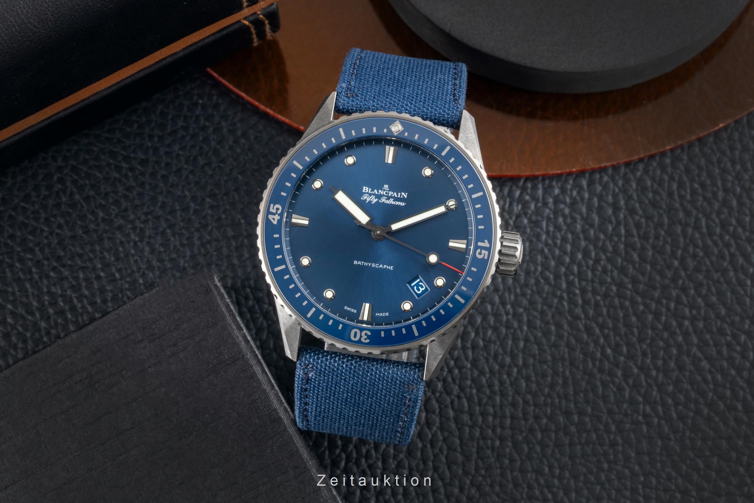 Blancpain Fifty Fathoms ceramica automatismo orologio da uomo 5000-0240-52A  [2600778]