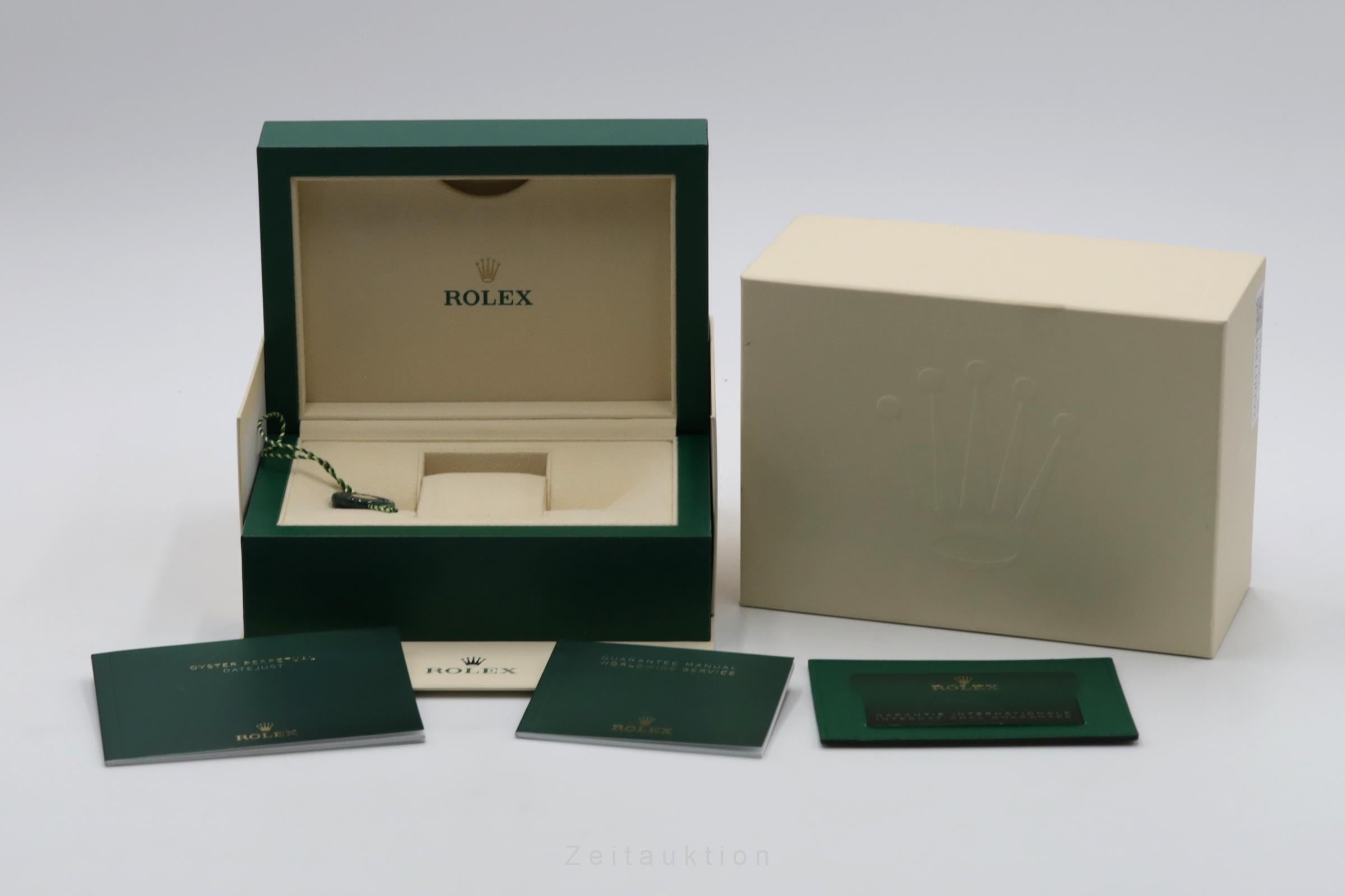 Rolex Datejust 36 Blue Motif Dial Oyster Stahl Automatik Ref. 126200 B&P 2023 [2600780]