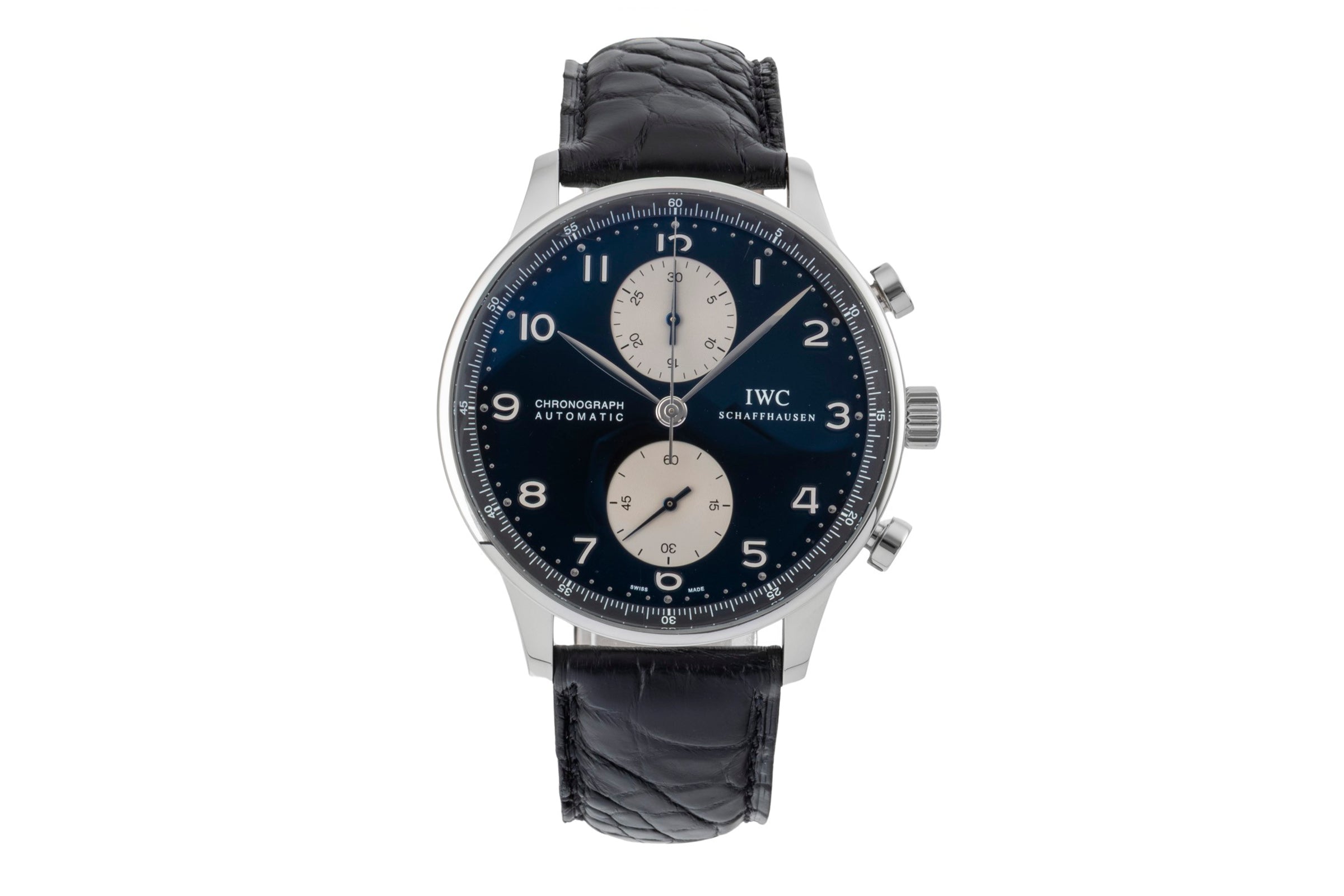 IWC Portugieser Chronograph Stahl Automatik Herrenuhr Ref. IW371404 VP: 9100,- € [2600782]