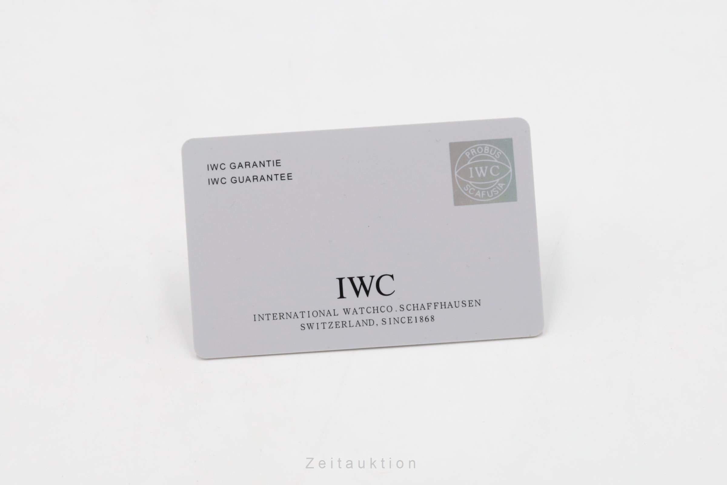 IWC Portugieser cronografo acciaio automatismo orologio da uomo IW371404 LP: 9100EUR  [2600782]