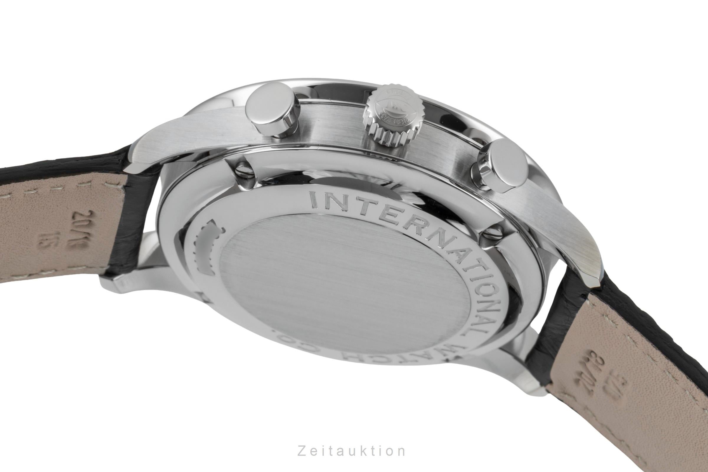 IWC Portugieser cronografo acciaio automatismo orologio da uomo IW371404 LP: 9100EUR  [2600782]