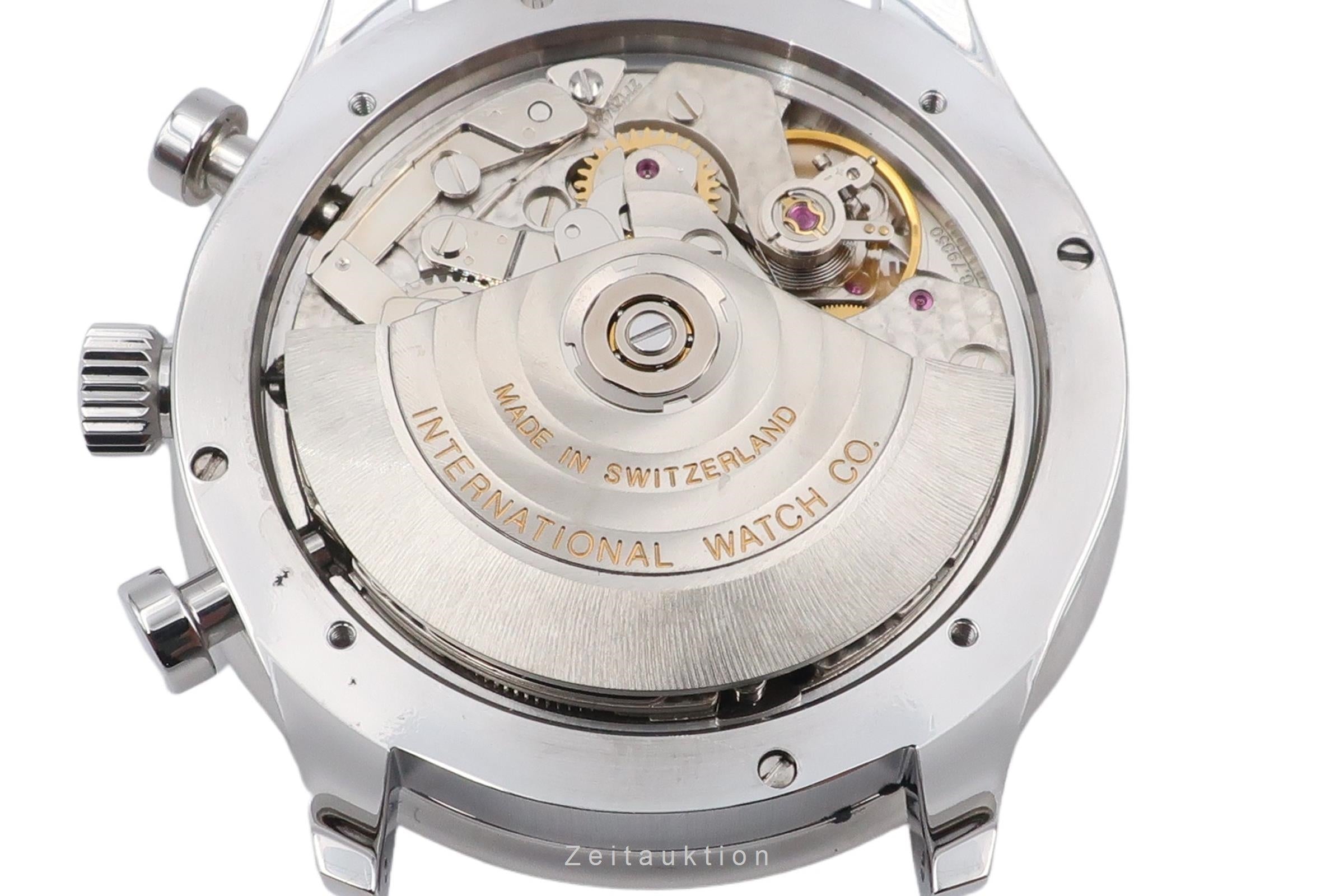 IWC Portugieser cronografo acciaio automatismo orologio da uomo IW371404 LP: 9100EUR  [2600782]