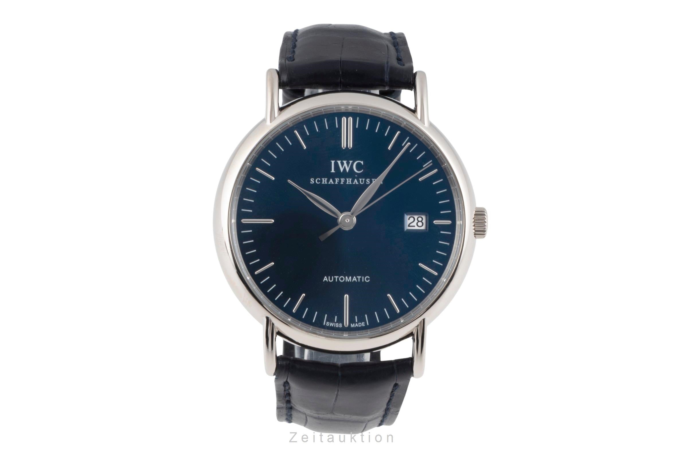 IWC Portofino 18 ct white gold automatic men's watch IW356512 LP: 14400EUR  [2600783]