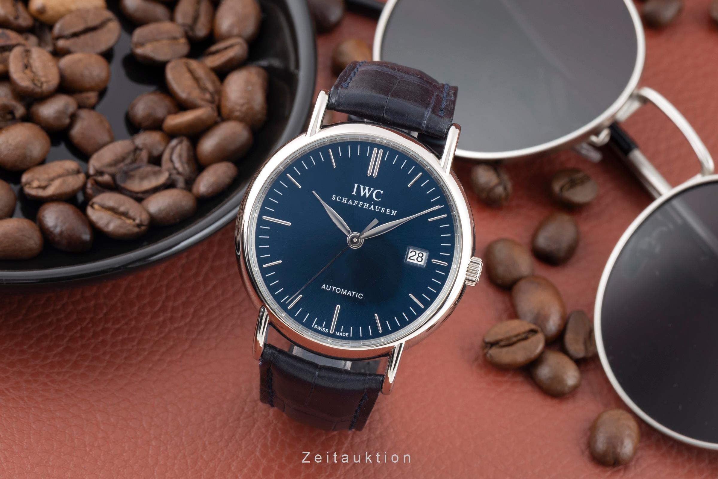 IWC Portofino 18 ct white gold automatic men's watch IW356512 LP: 14400EUR  [2600783]