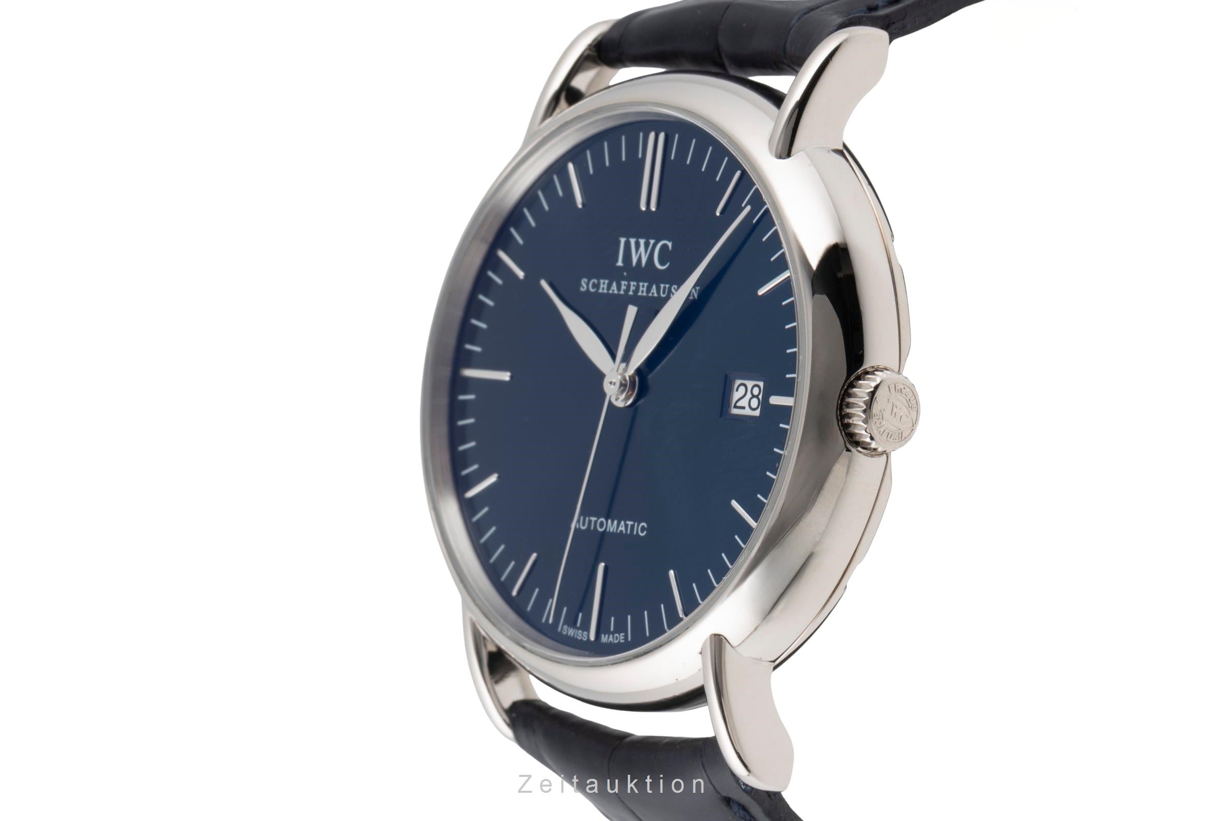 IWC Portofino 18 ct white gold automatic men's watch IW356512 LP: 14400EUR  [2600783]
