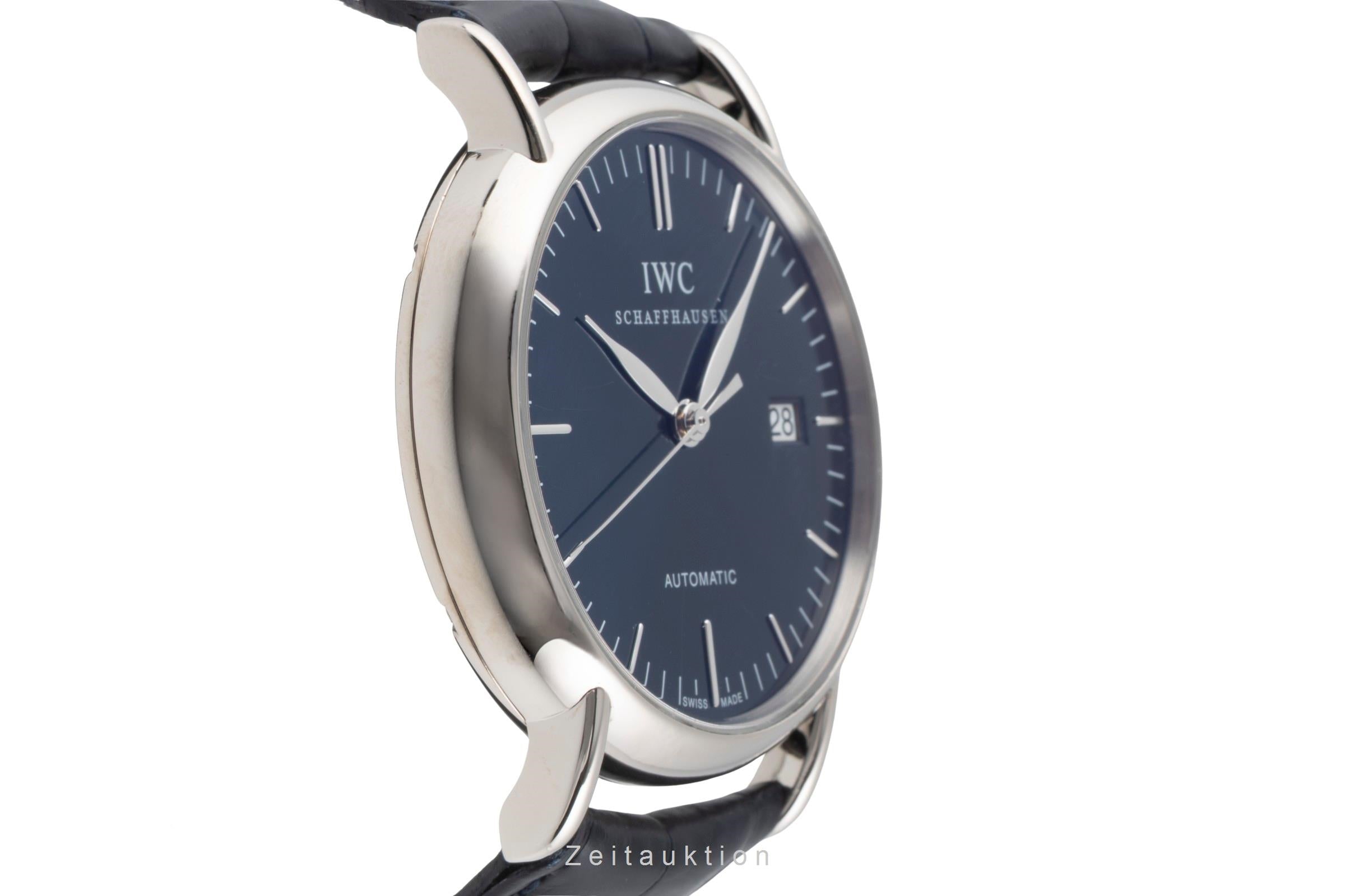 IWC Portofino 18 ct white gold automatic men's watch IW356512 LP: 14400EUR  [2600783]