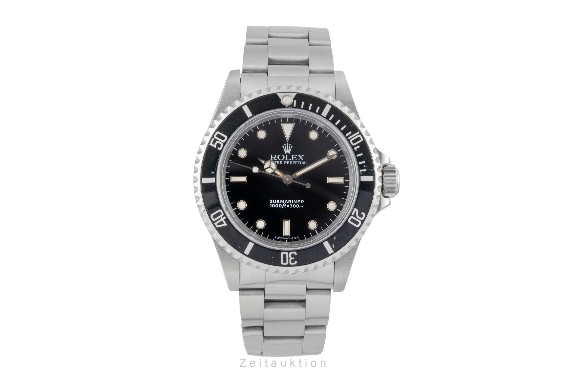 Rolex Submariner acero automático reloj para caballeros 14060  [2600787]