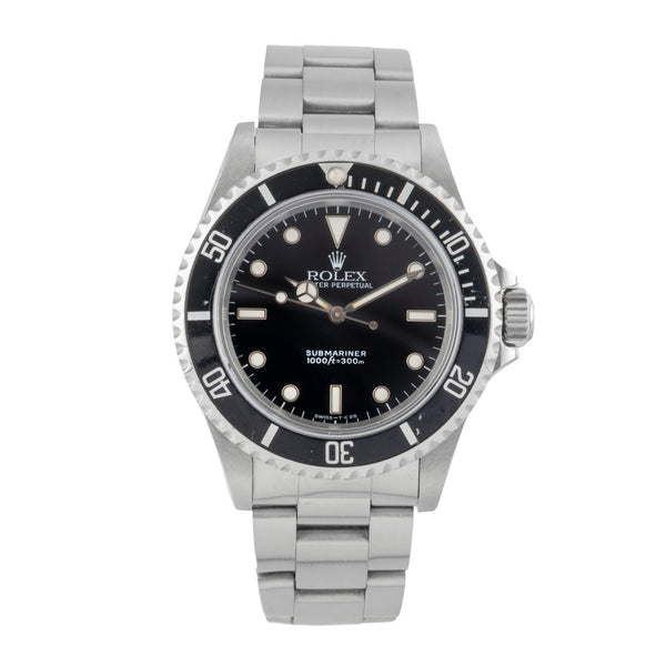 Rolex Submariner acero automático reloj para caballeros 14060  [2600787]