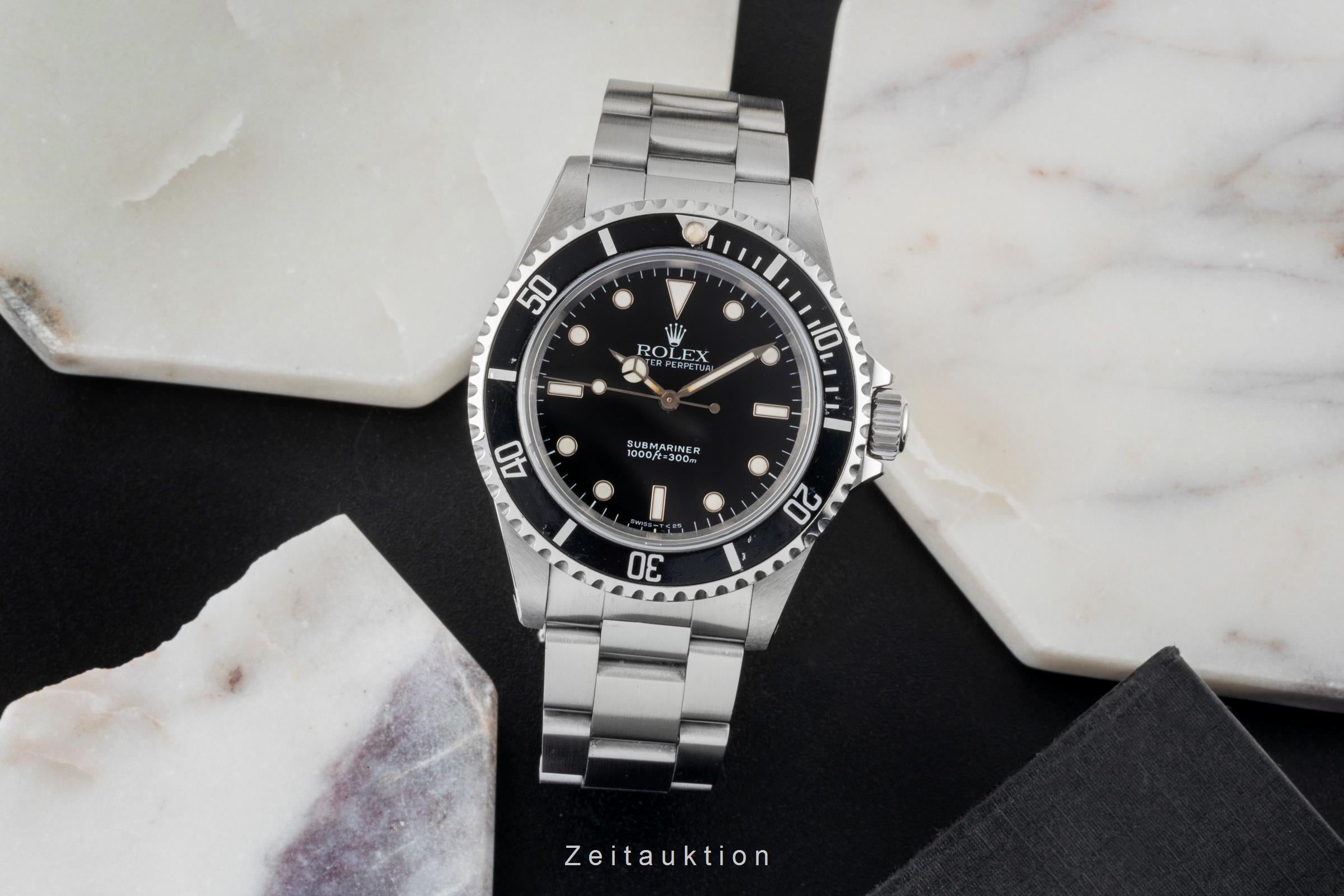 Rolex Submariner acero automático reloj para caballeros 14060  [2600787]