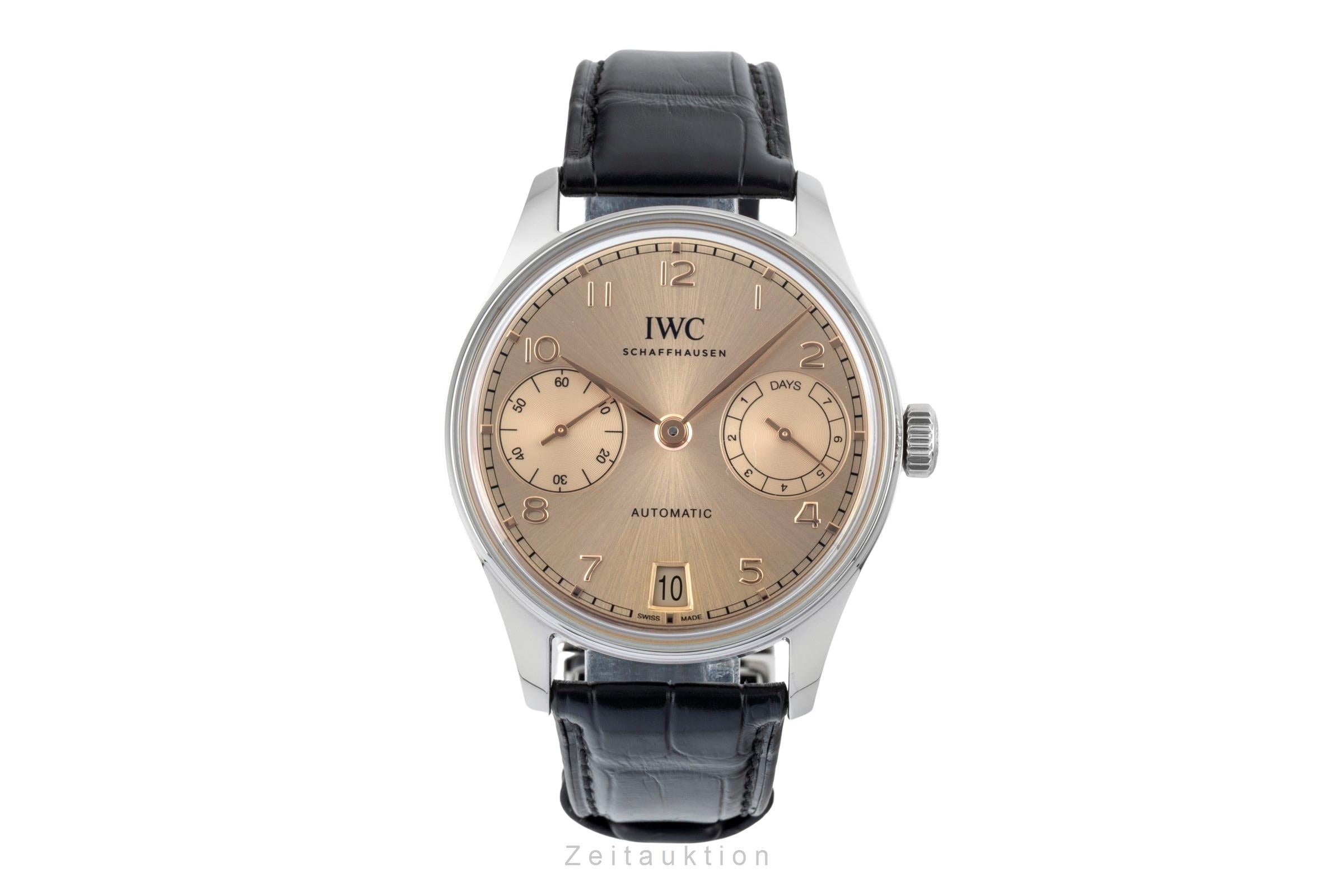 IWC Portugieser steel automatic men's watch IW501705 LP: 14000EUR  [2600788]