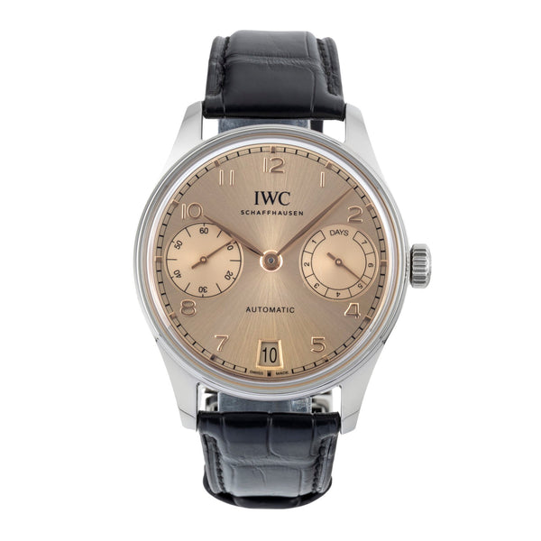 IWC Portugieser steel automatic men's watch IW501705 LP: 14000EUR  [2600788]