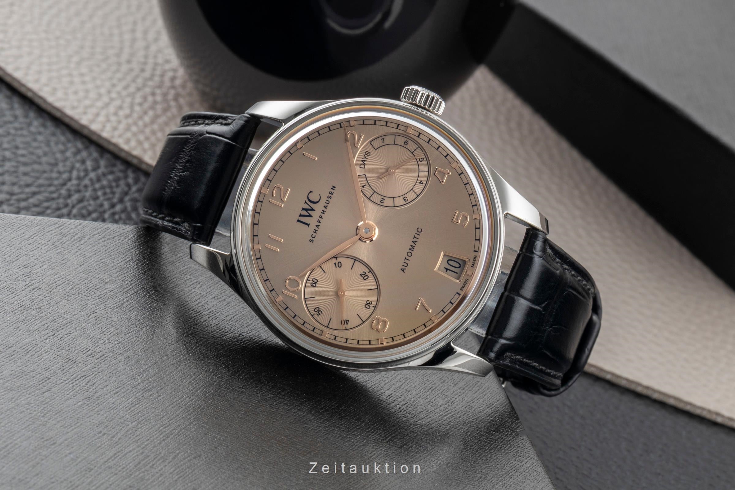 IWC Portugieser steel automatic men's watch IW501705 LP: 14000EUR  [2600788]