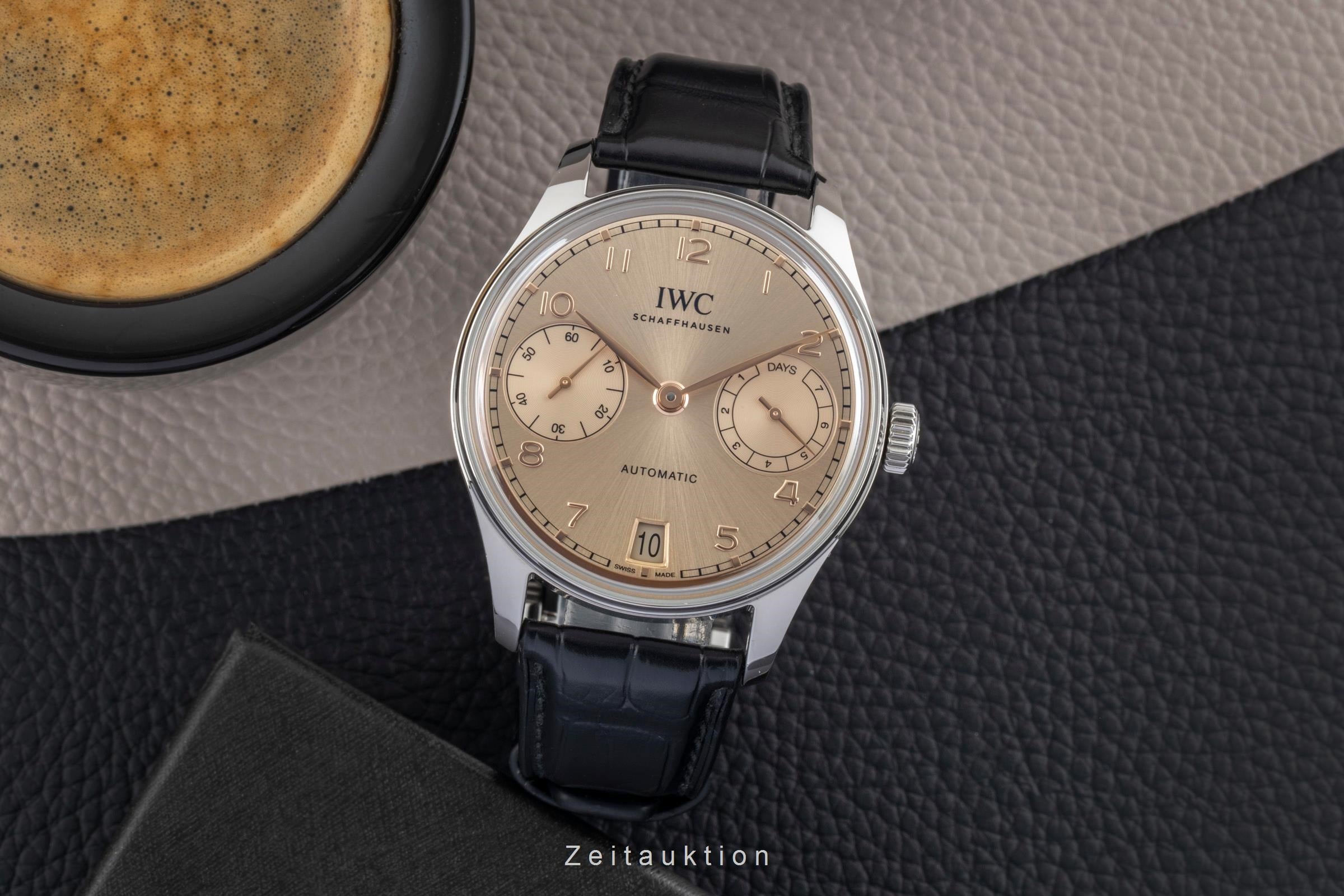 IWC Portugieser steel automatic men's watch IW501705 LP: 14000EUR  [2600788]