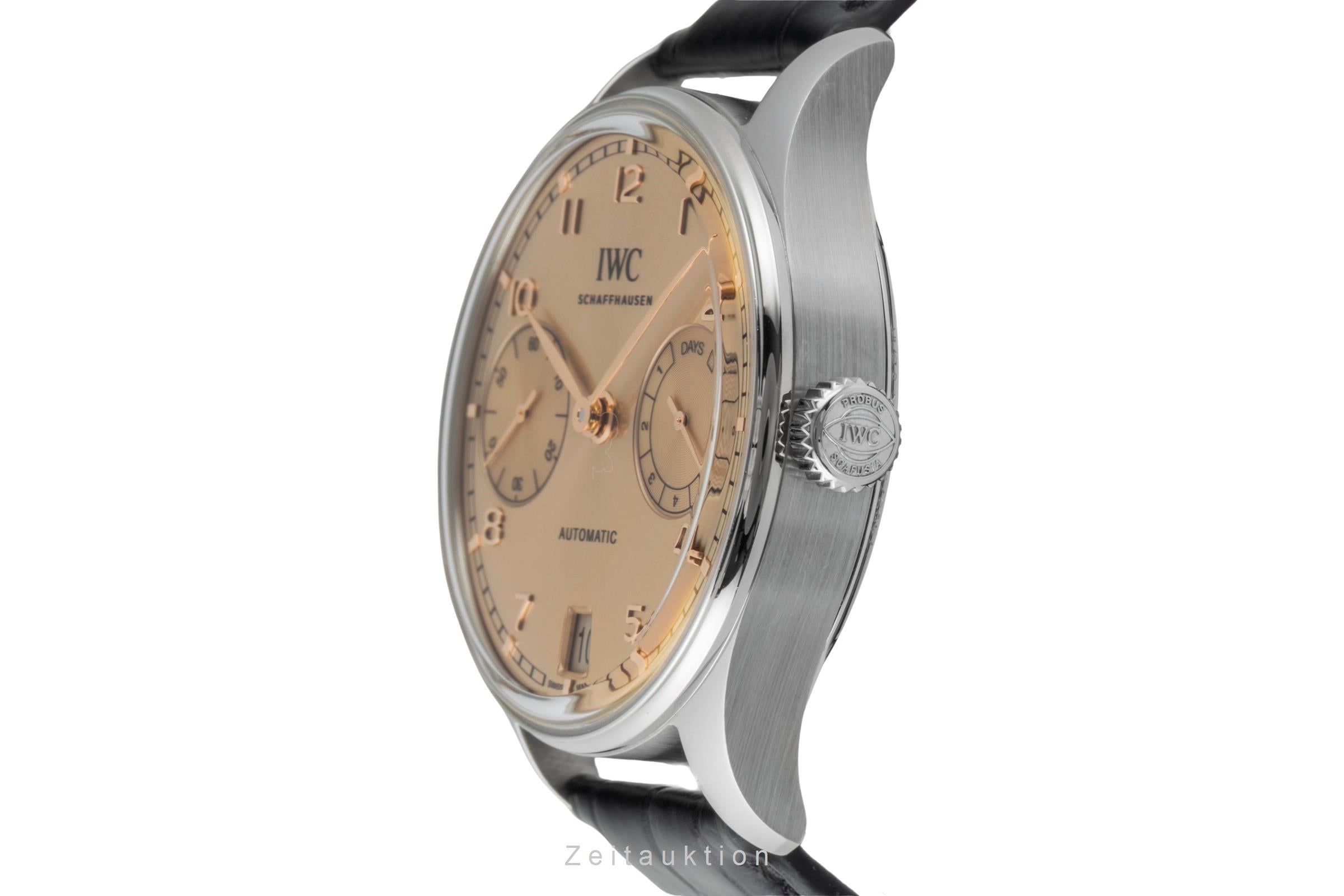 IWC Portugieser steel automatic men's watch IW501705 LP: 14000EUR  [2600788]